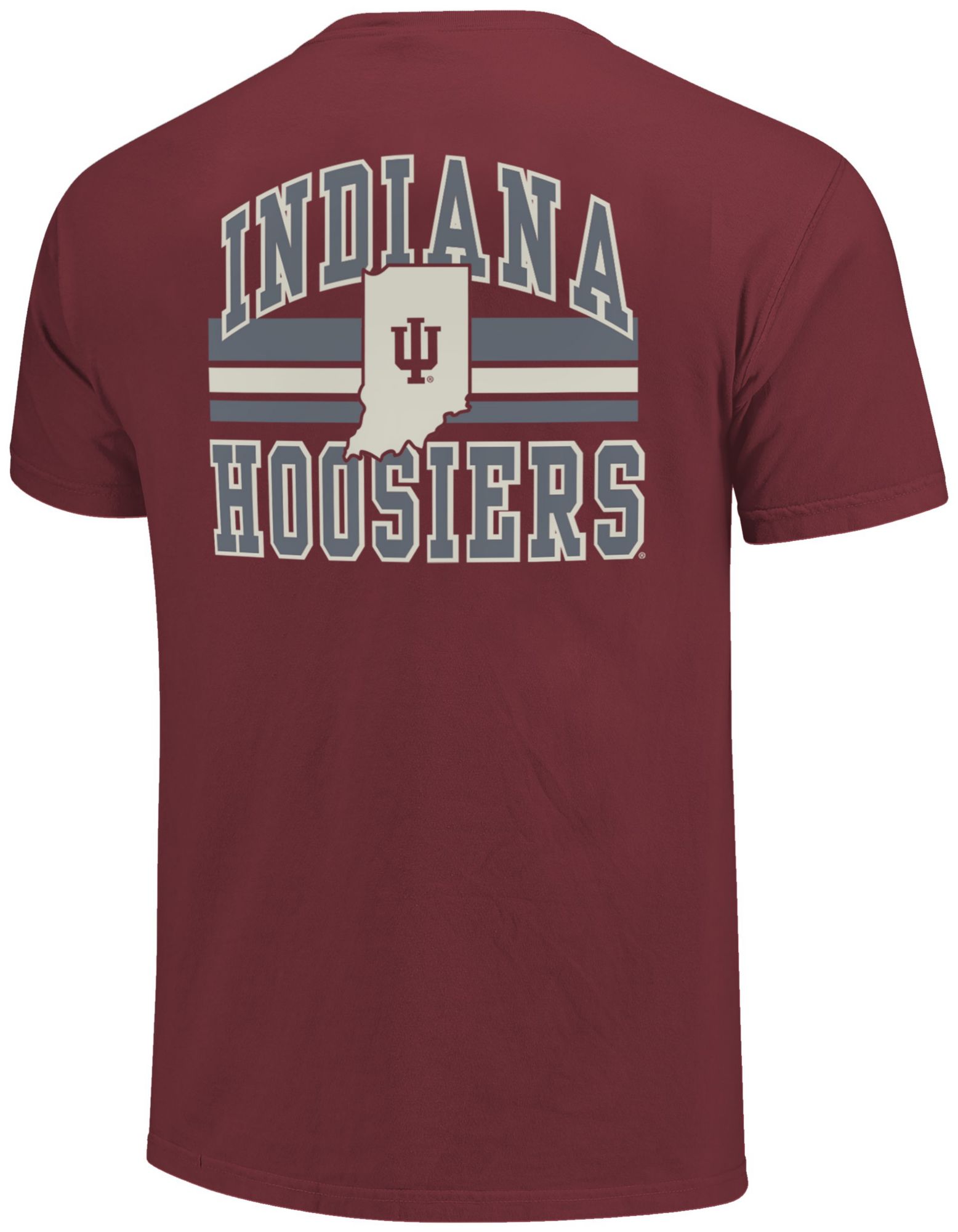 Image One Men's Indiana Hoosiers Chili Mascot Arched Short Sleeve T-Shirt product image