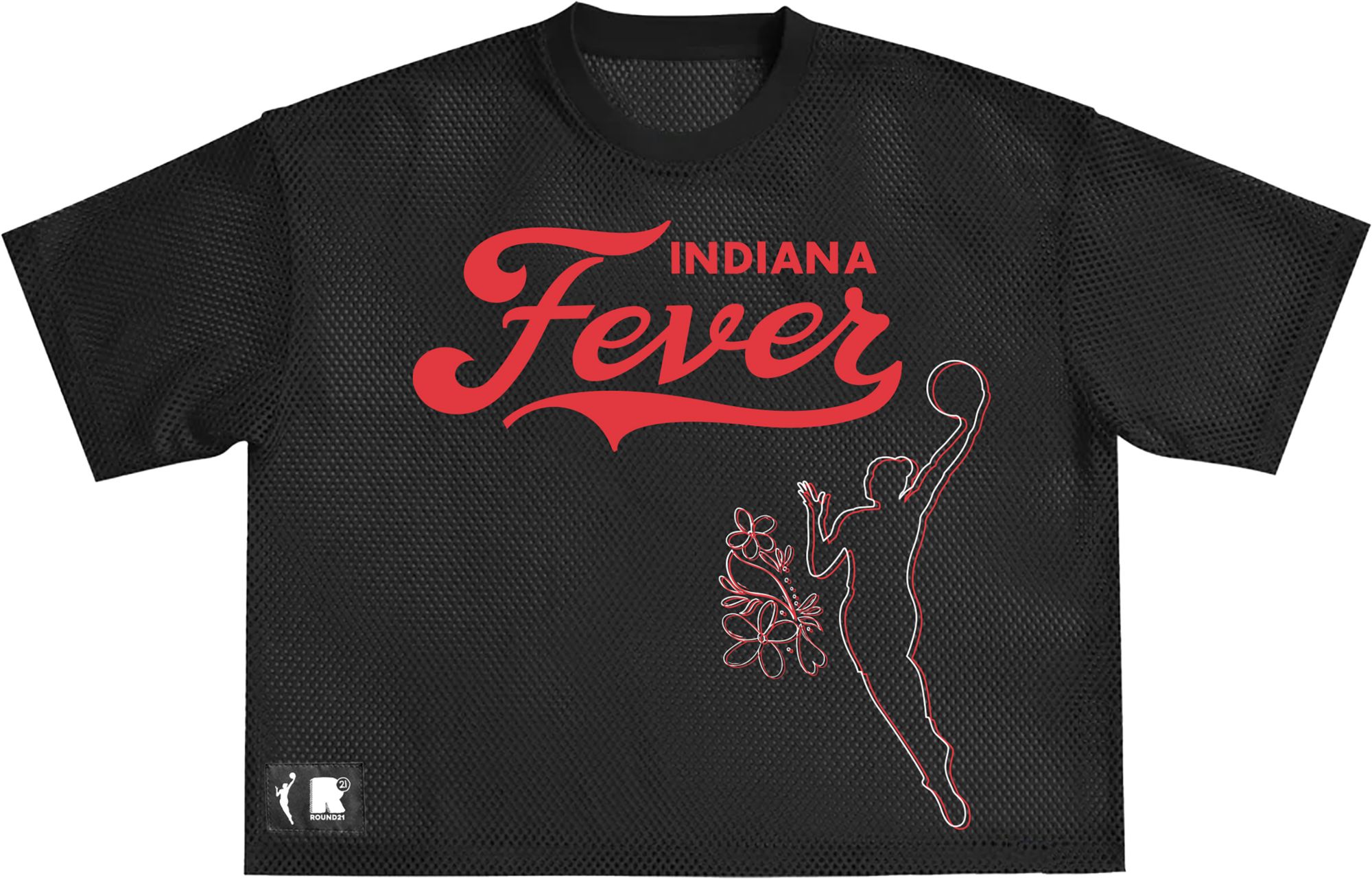 round21 Adult Indiana Fever Black Sporty Mesh Top product image