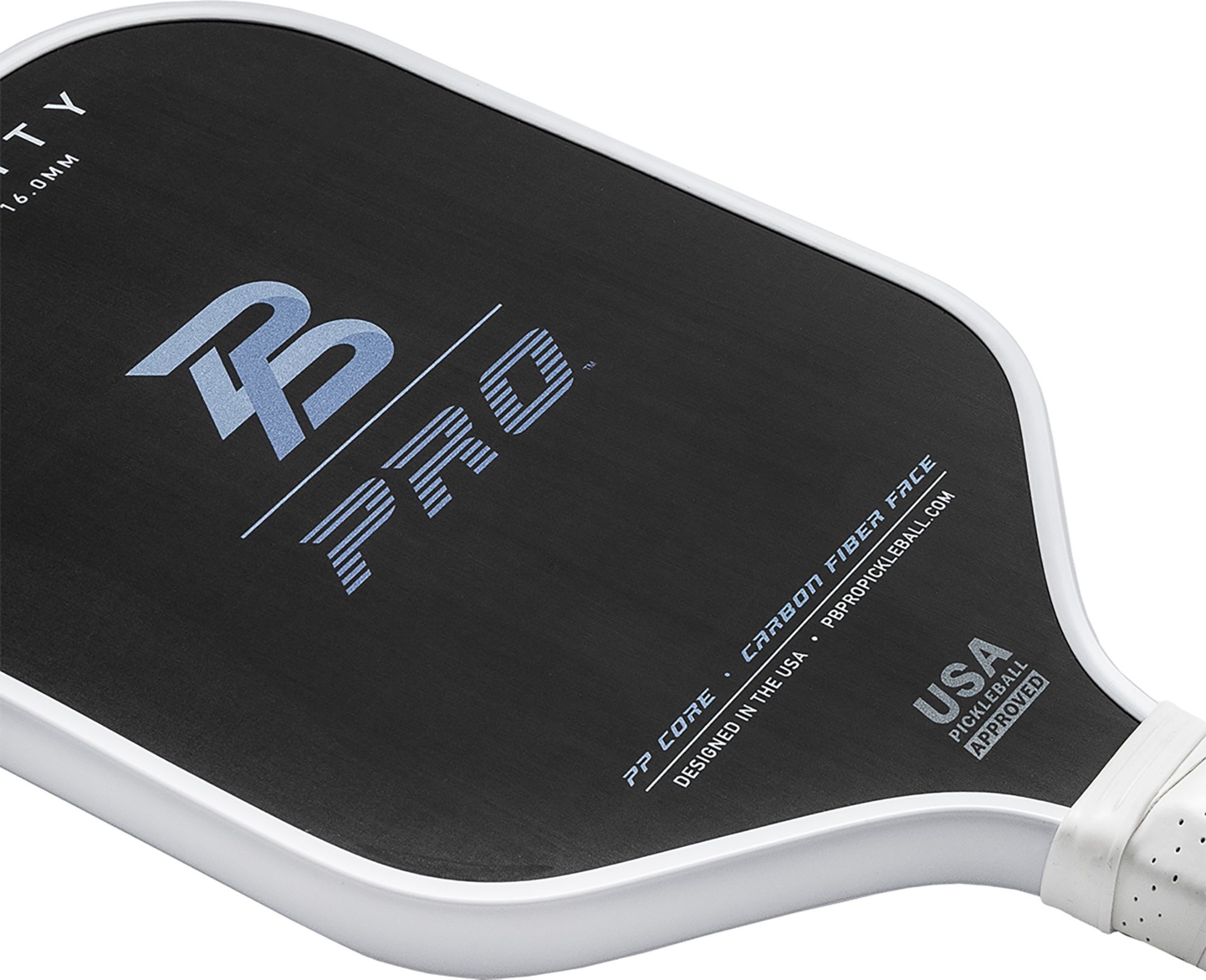 PB Pro Infinity Classic XL 16.0 mm Raw Carbon Fiber Pickleball Paddle product image