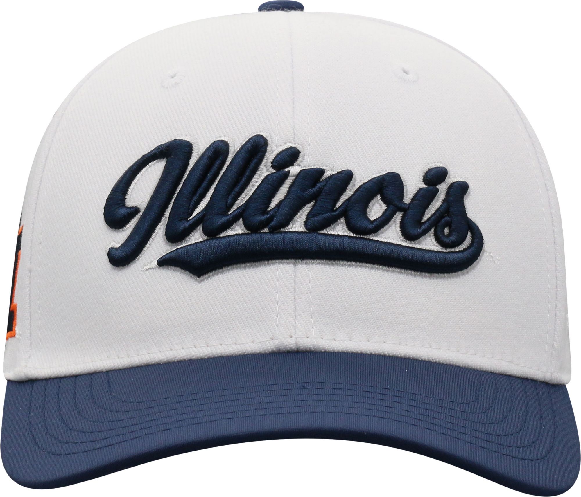 Top of the World Men's Illinois Fighting Illini Infield 1Fit Flex White Hat product image