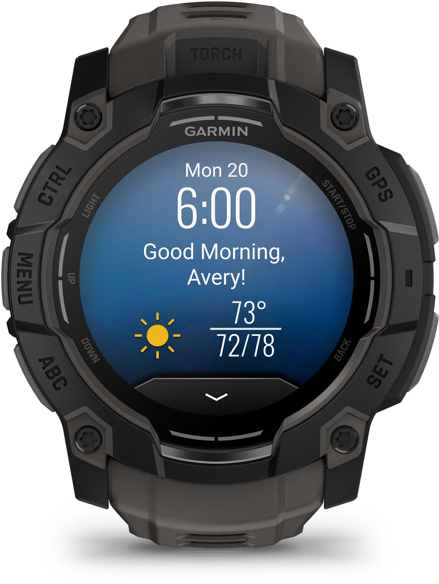 Garmin Instinct 3 AMOLED and Solar GPS Smartwatch product image