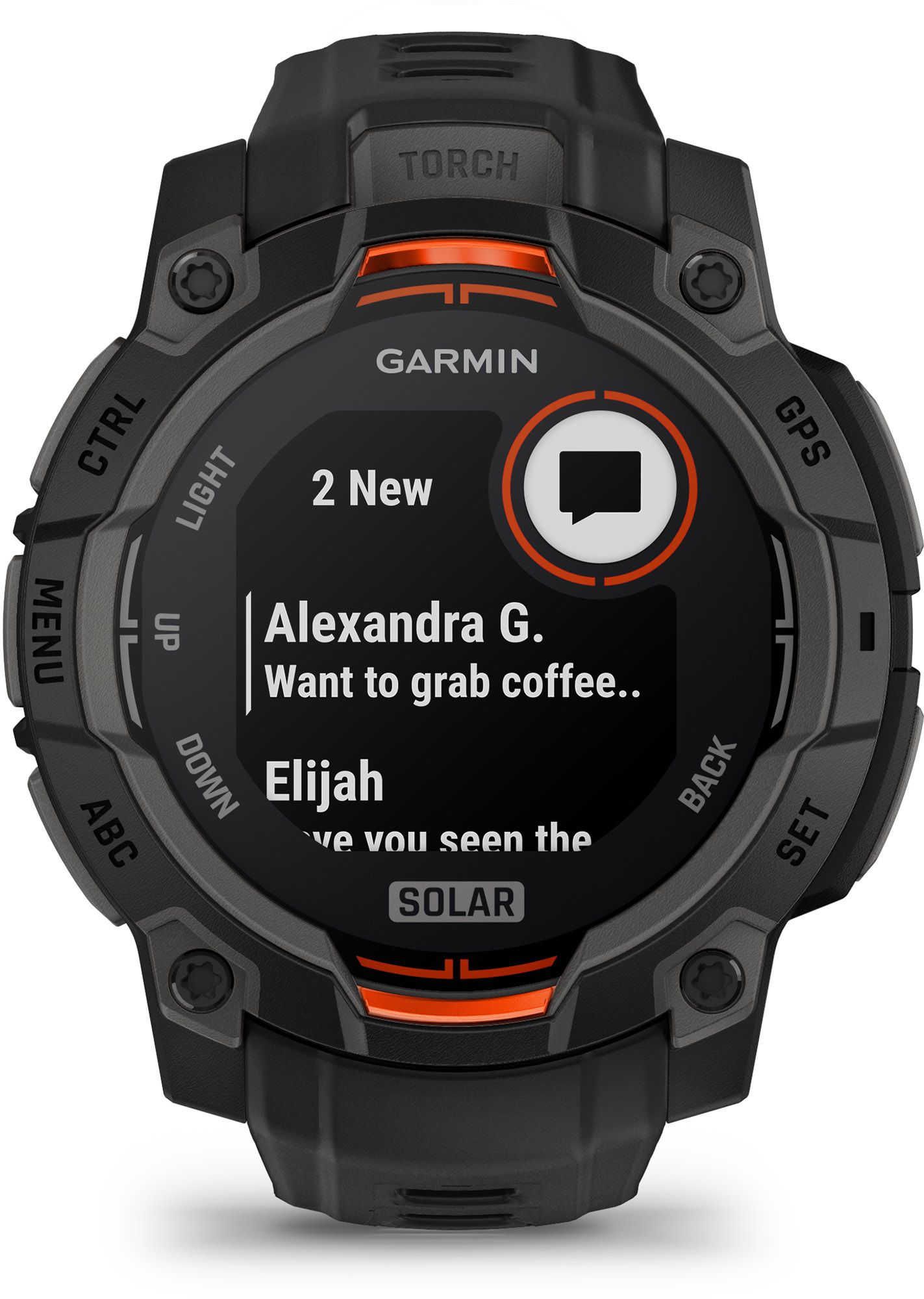Garmin Instinct 3 AMOLED and Solar GPS Smartwatch product image