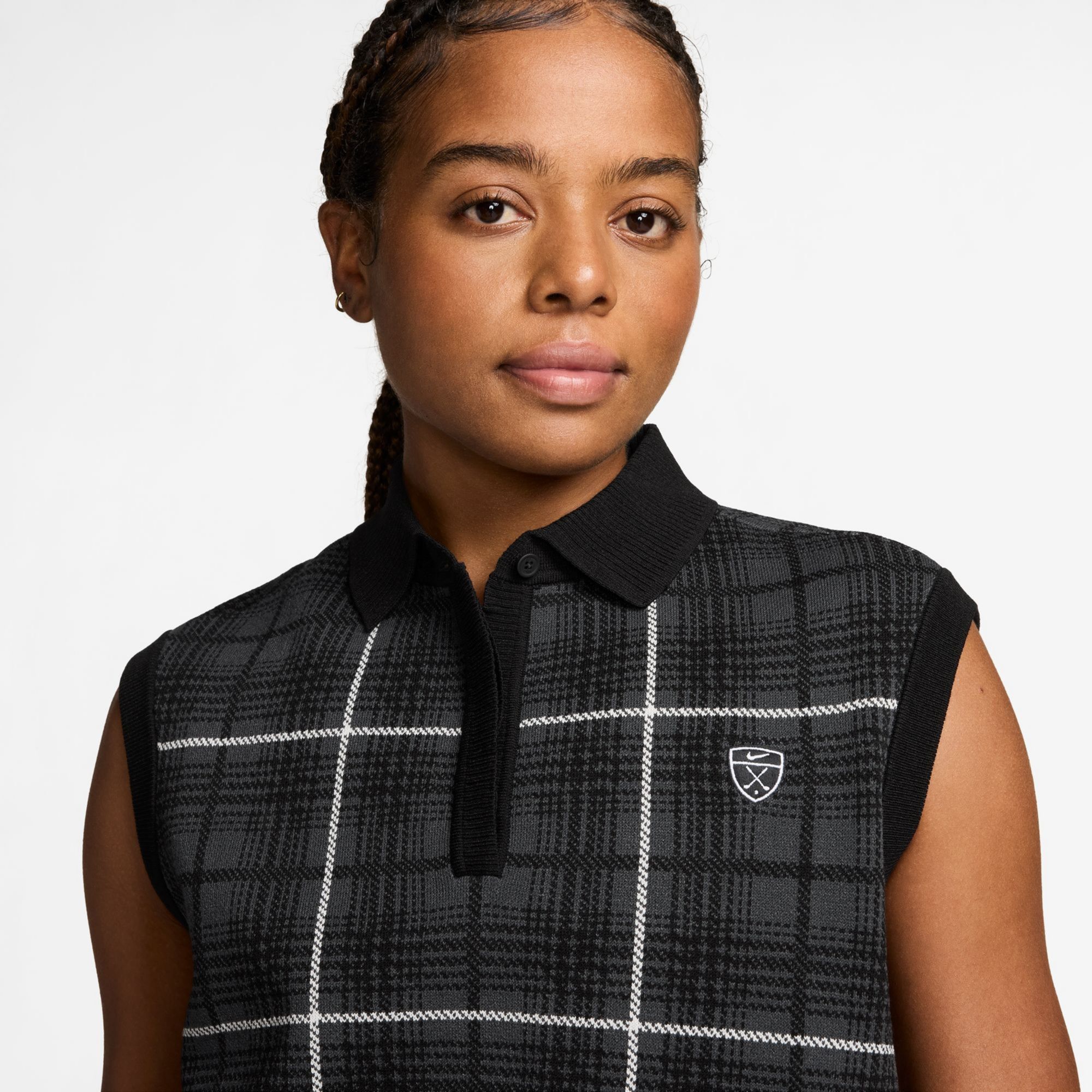Nike Women's Fairway Fresh Plaid Golf Sweater Vest product image