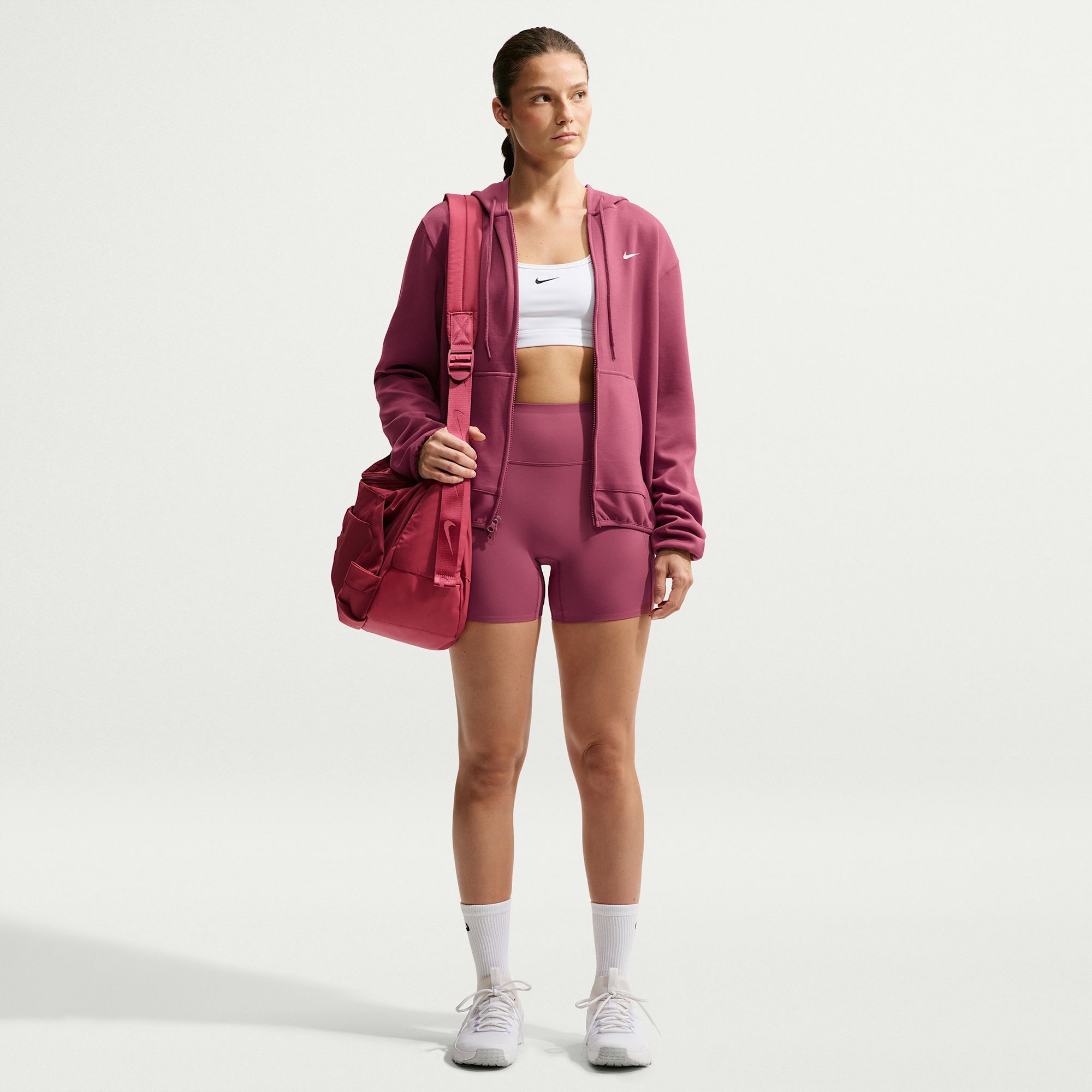 Nike Women's Studio Fleece Sport Full-Zip Hoodie product image