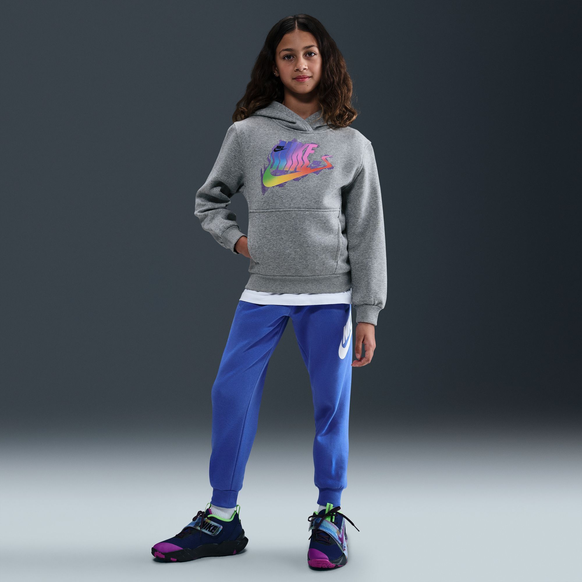 Nike Kids' Sportswear Club Fleece Glitch Hoodie product image