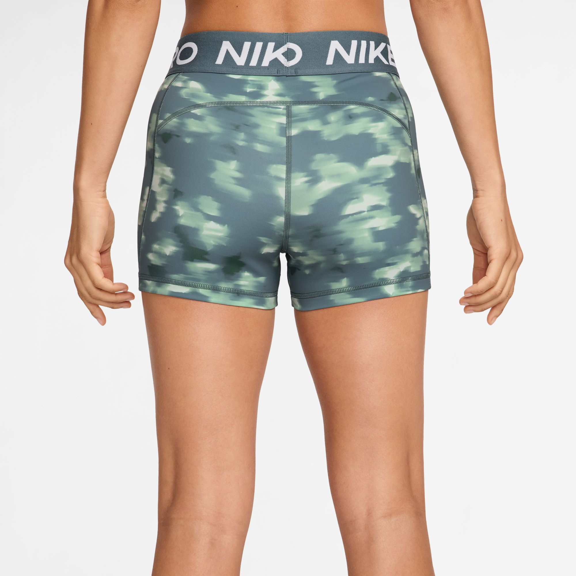 Nike Women's Pro 3" Mid-Rise Printed Biker Shorts product image
