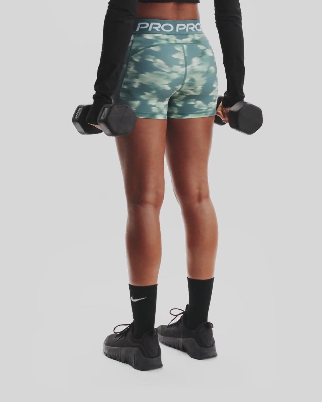 Nike Women's Pro 3" Mid-Rise Printed Biker Shorts product