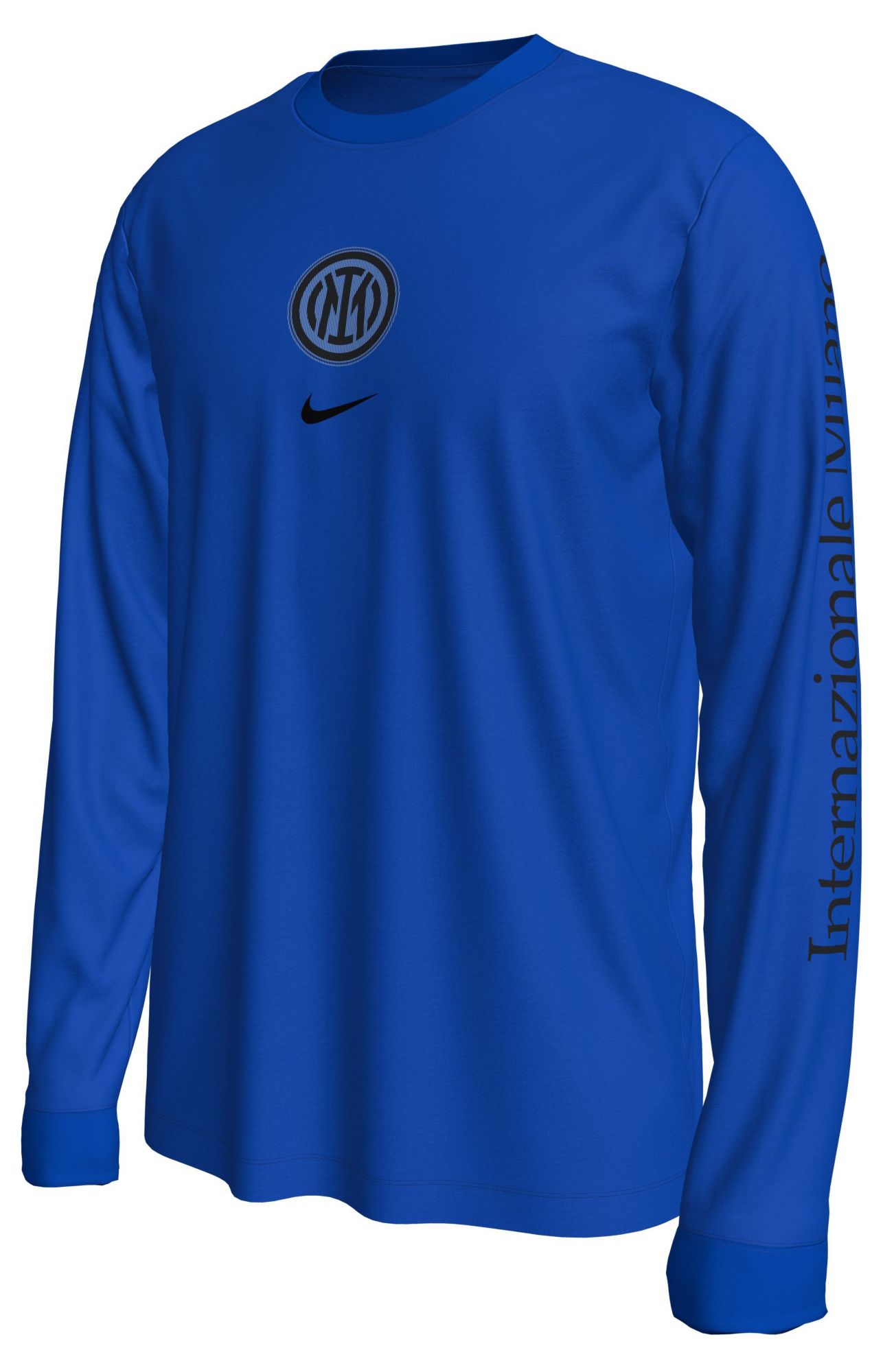 Nike Adult Inter Milan Lyon Blue 2025 Wordmark Long Sleeve Shirt product image