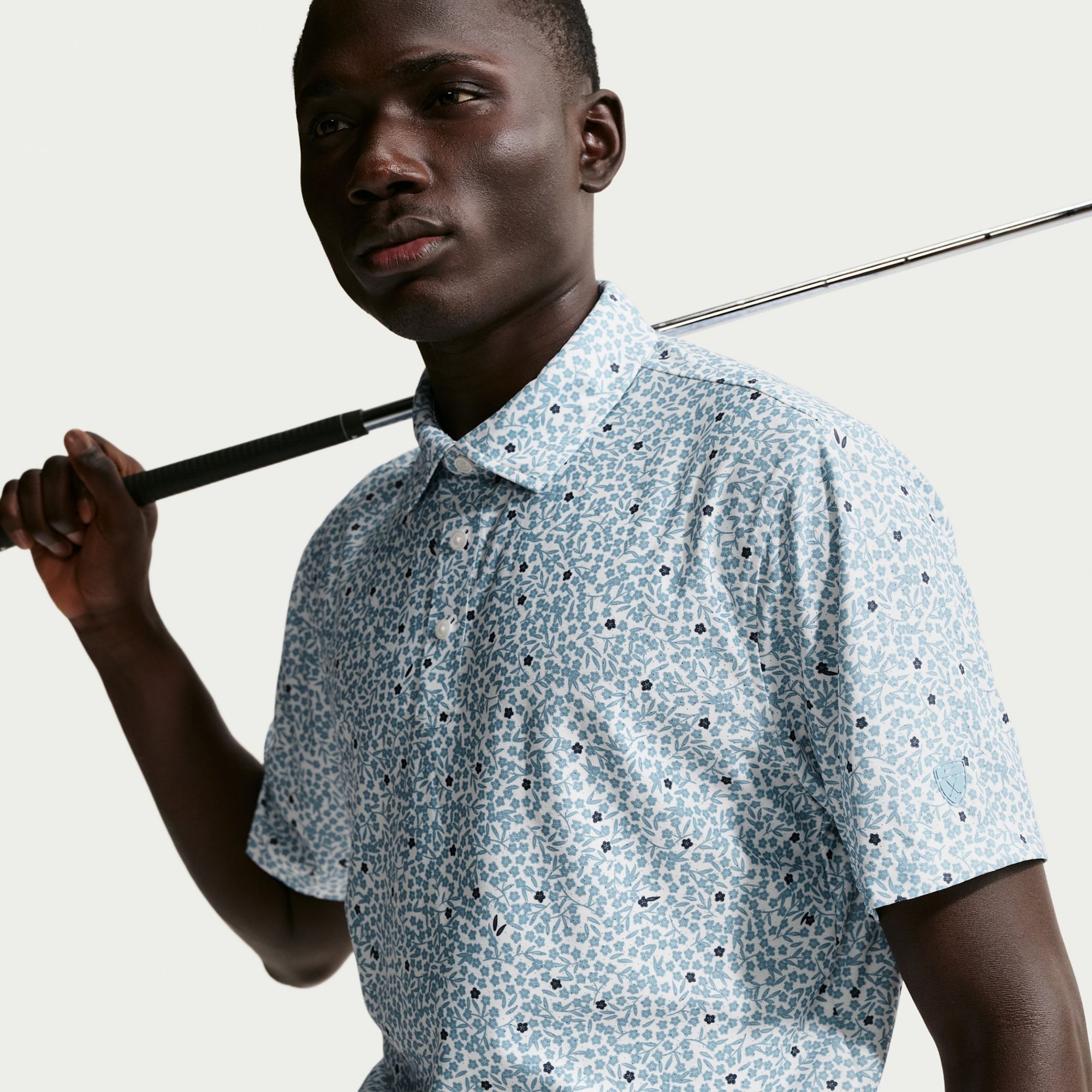 Nike Men's Tailored Performance Dri-FIT Floral Print Golf Polo product image