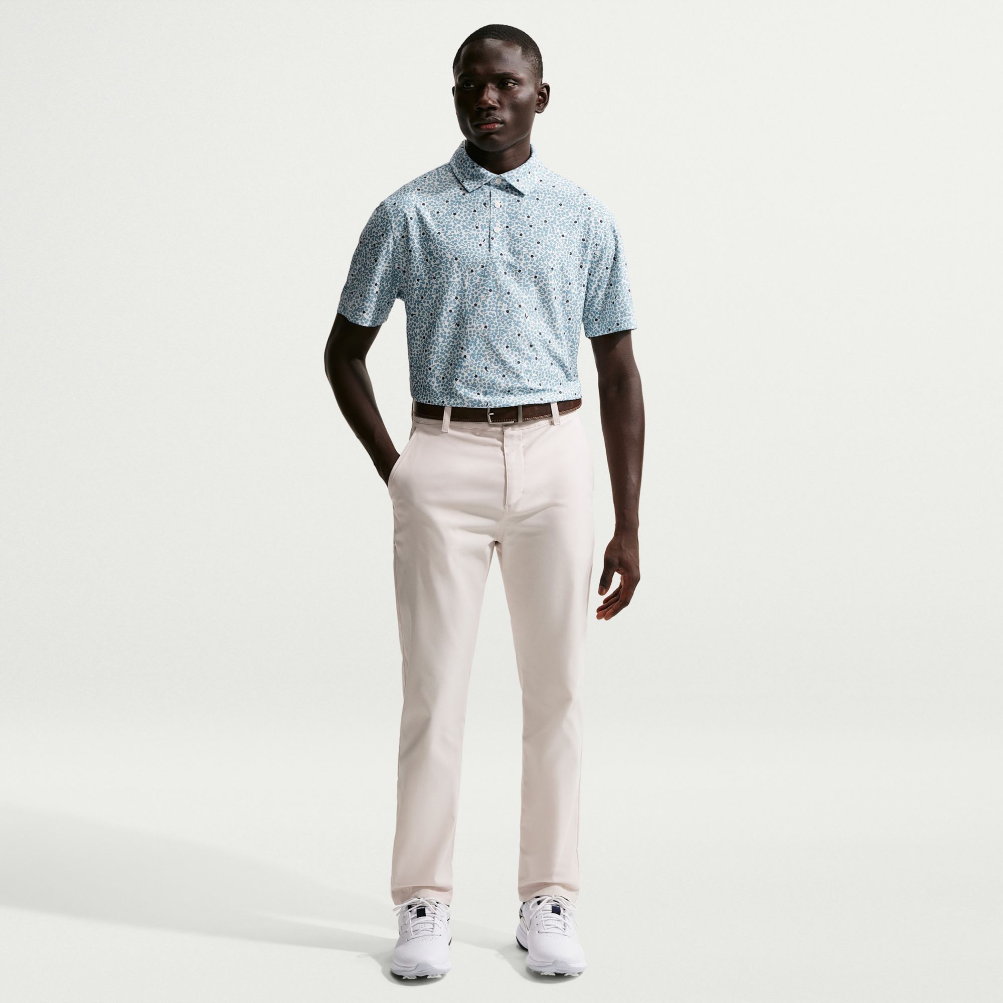 Nike Men's Tailored Performance Dri-FIT Floral Print Golf Polo product image
