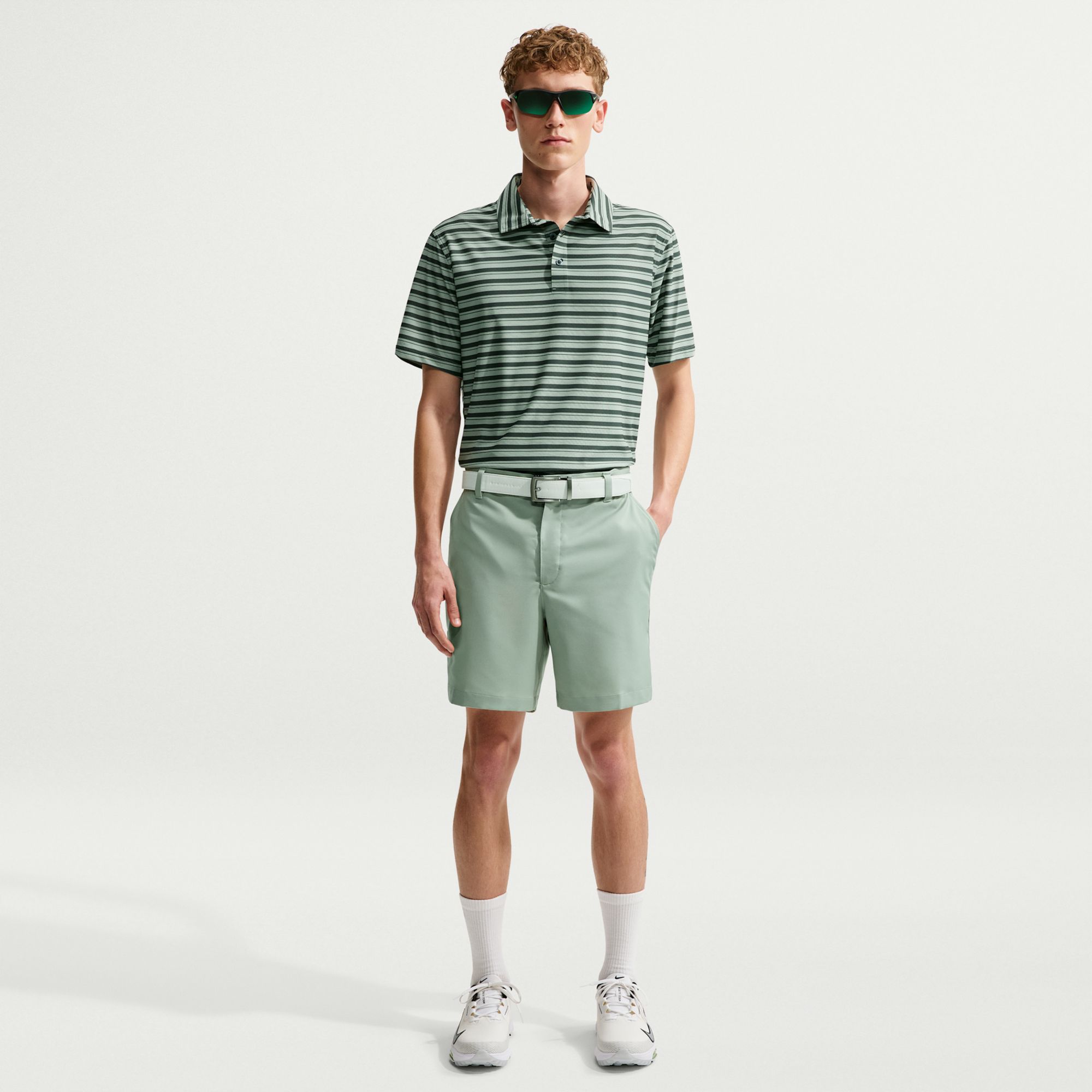 Nike Men's Tailored Performance Dri-FIT Stripe Short Sleeve Golf Polo product image