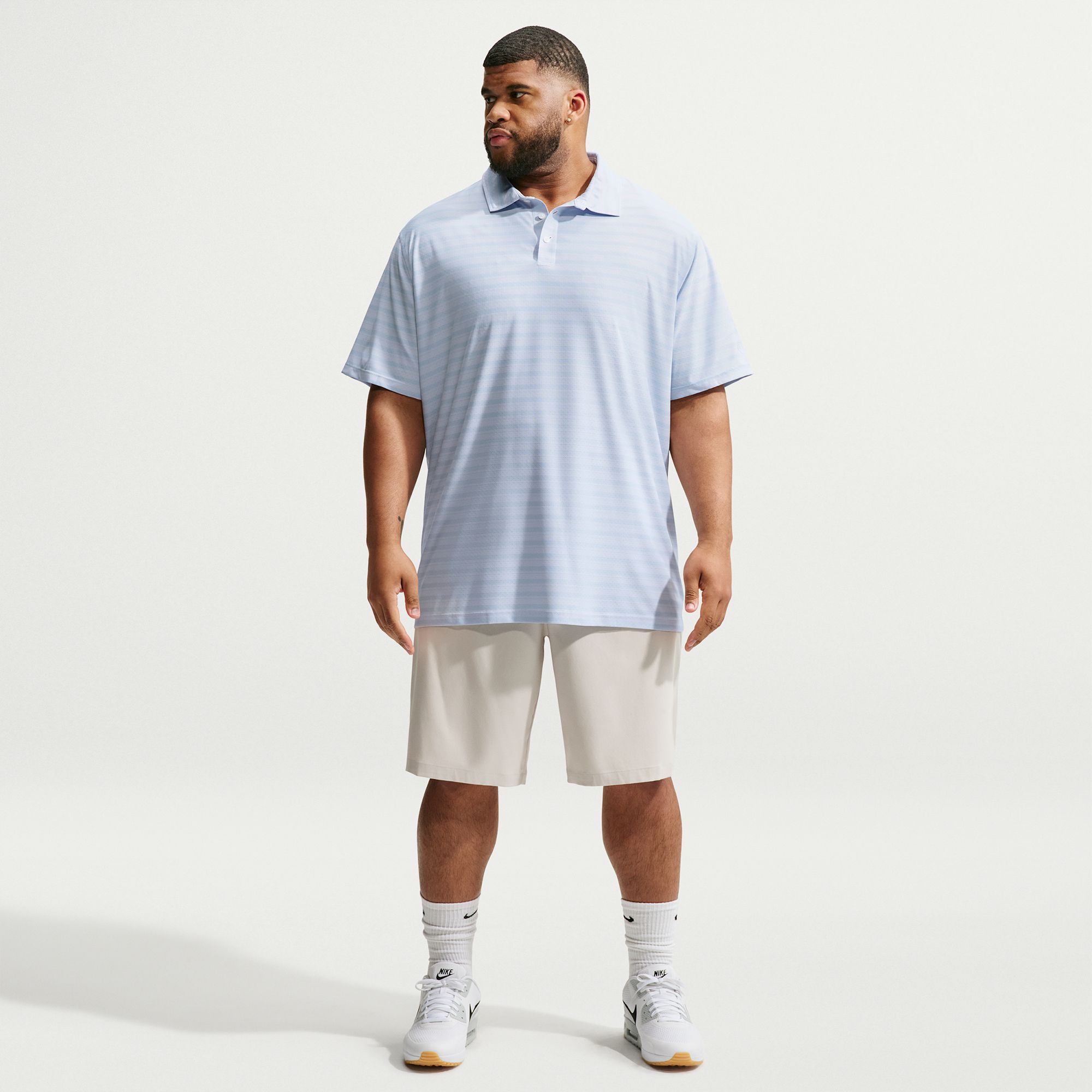 Nike Men's Tailored Performance Dri-FIT Stripe Short Sleeve Golf Polo product image