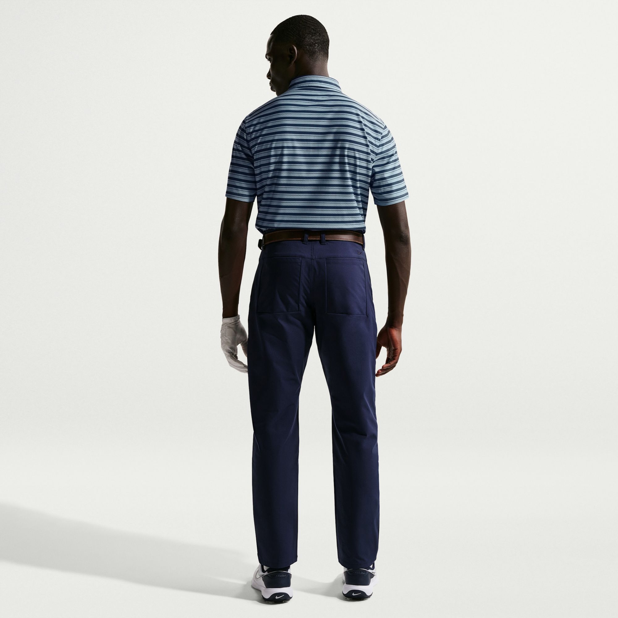 Nike Men's Tailored Performance Dri-FIT Stripe Short Sleeve Golf Polo product image