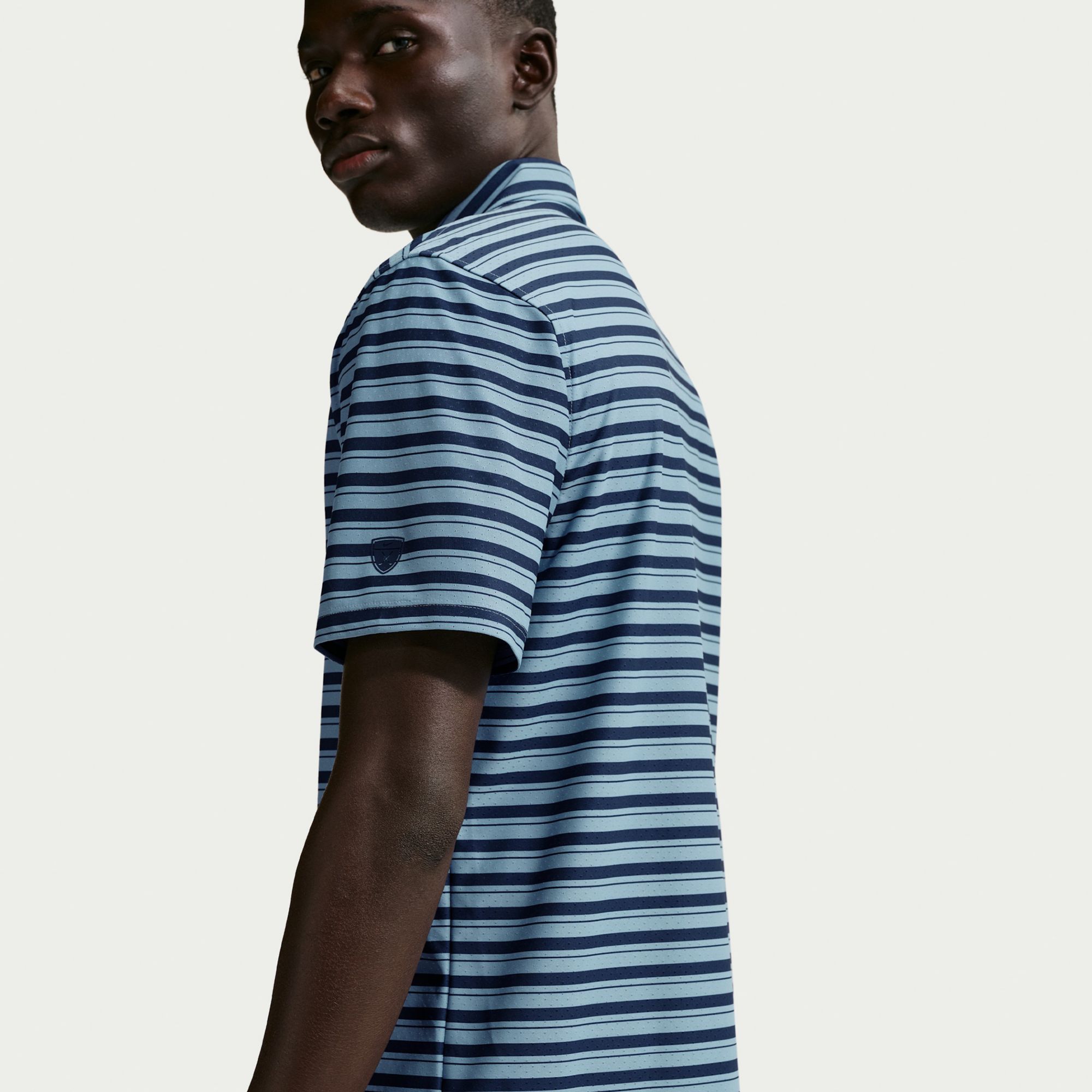 Nike Men's Tailored Performance Dri-FIT Stripe Short Sleeve Golf Polo product image
