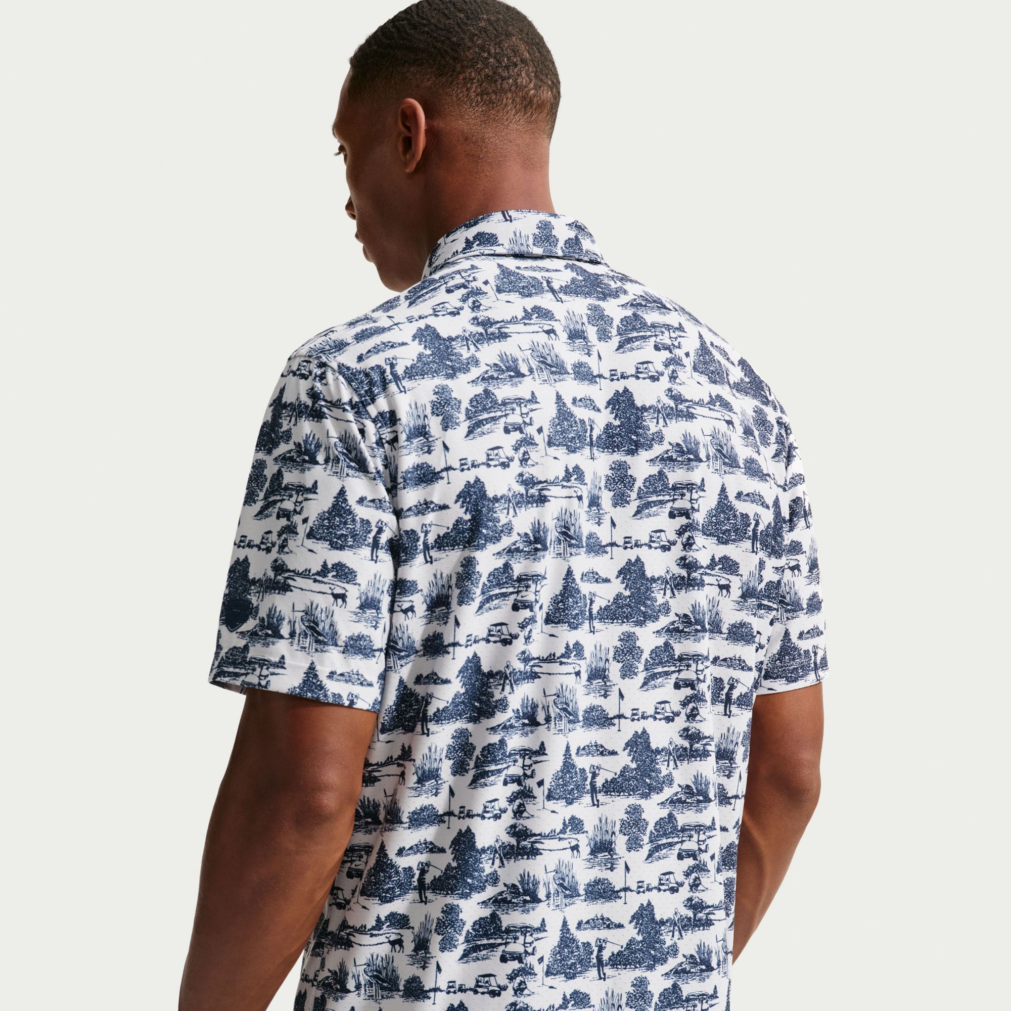 Nike Men's Tailored Performance Dri-FIT Golf Course Printed Golf Polo product image