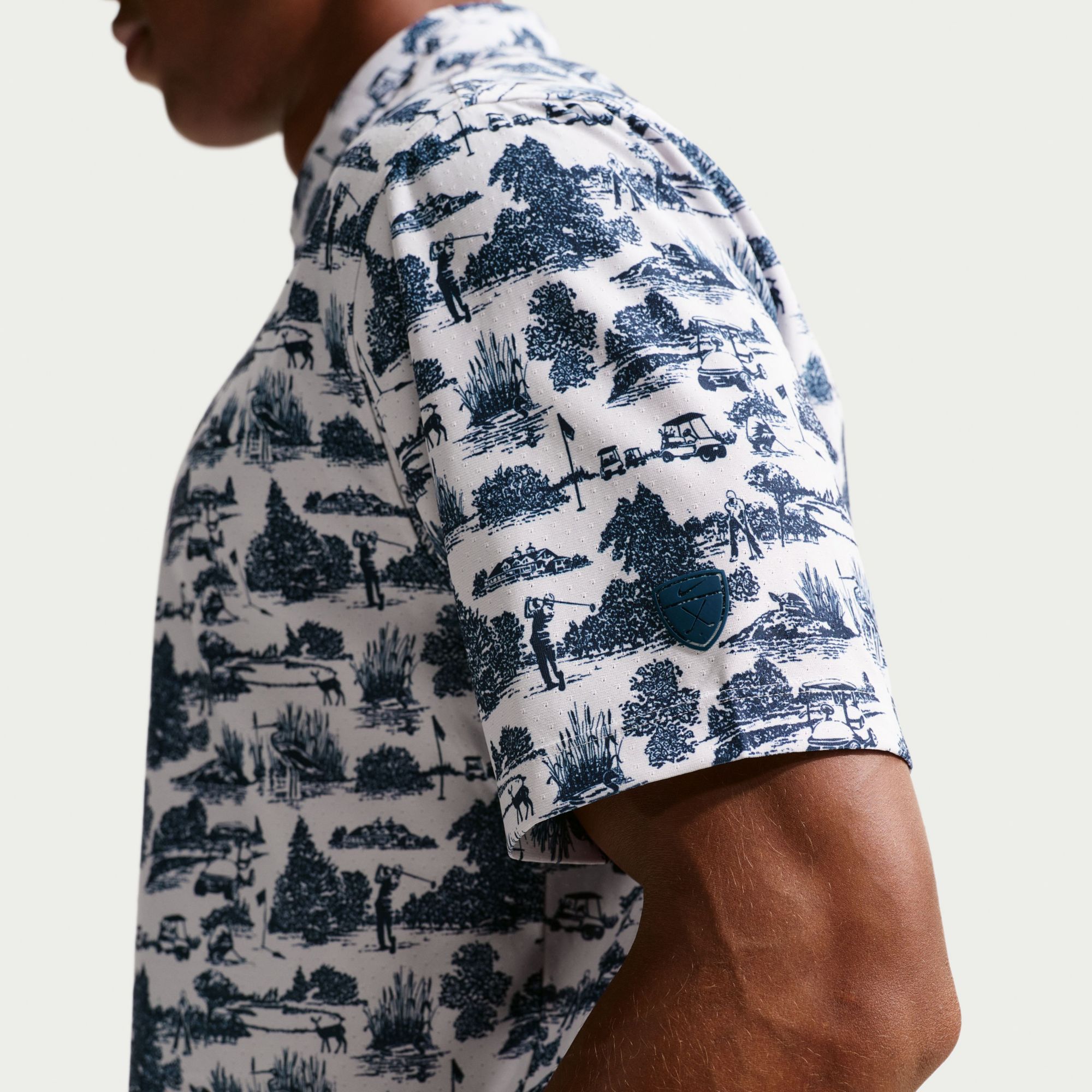 Nike Men's Tailored Performance Dri-FIT Golf Course Printed Golf Polo product image
