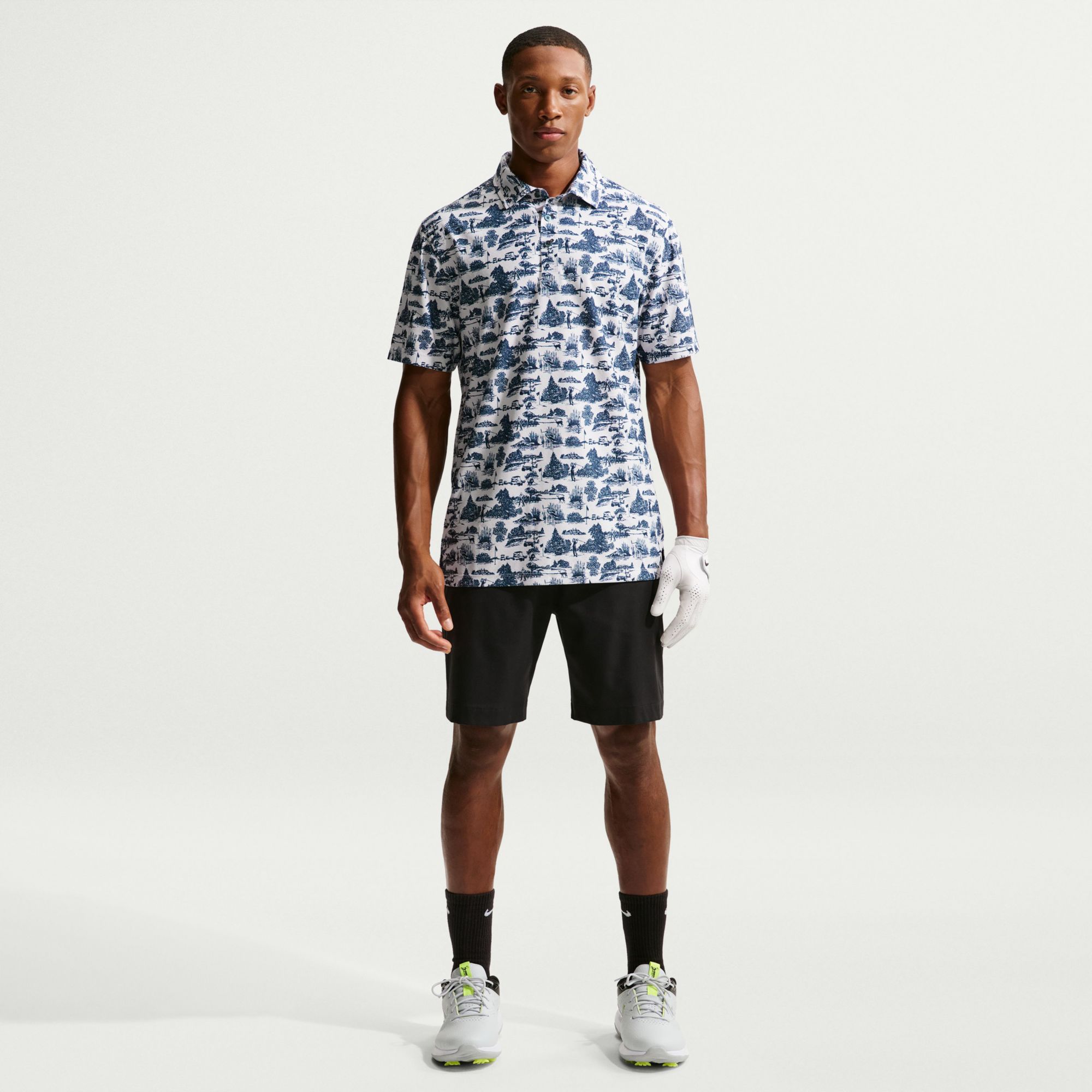 Nike Men's Tailored Performance Dri-FIT Golf Course Printed Golf Polo product image