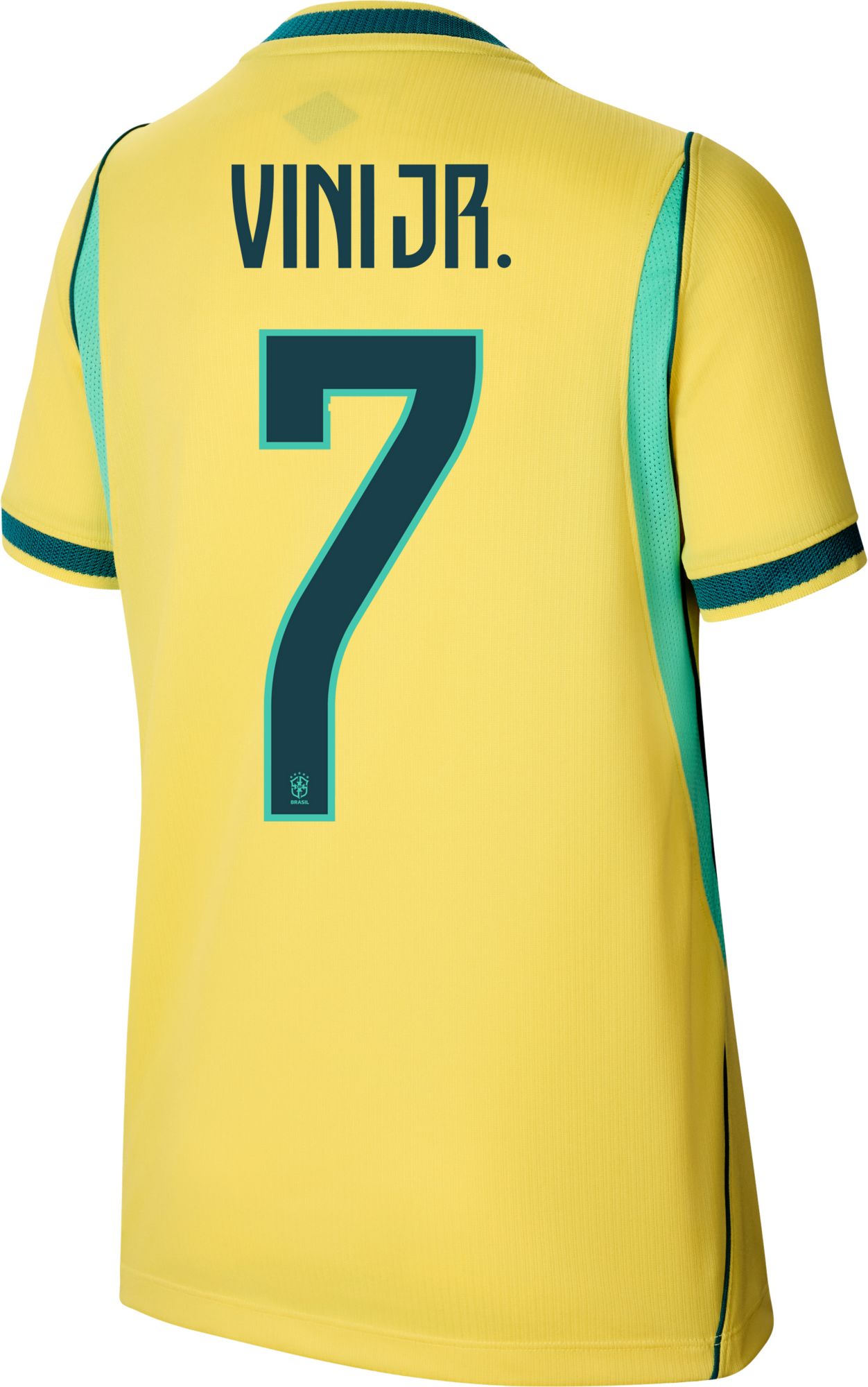 Nike Youth Brazil Vinicius Junior #7 2026 Home Replica Jersey product image