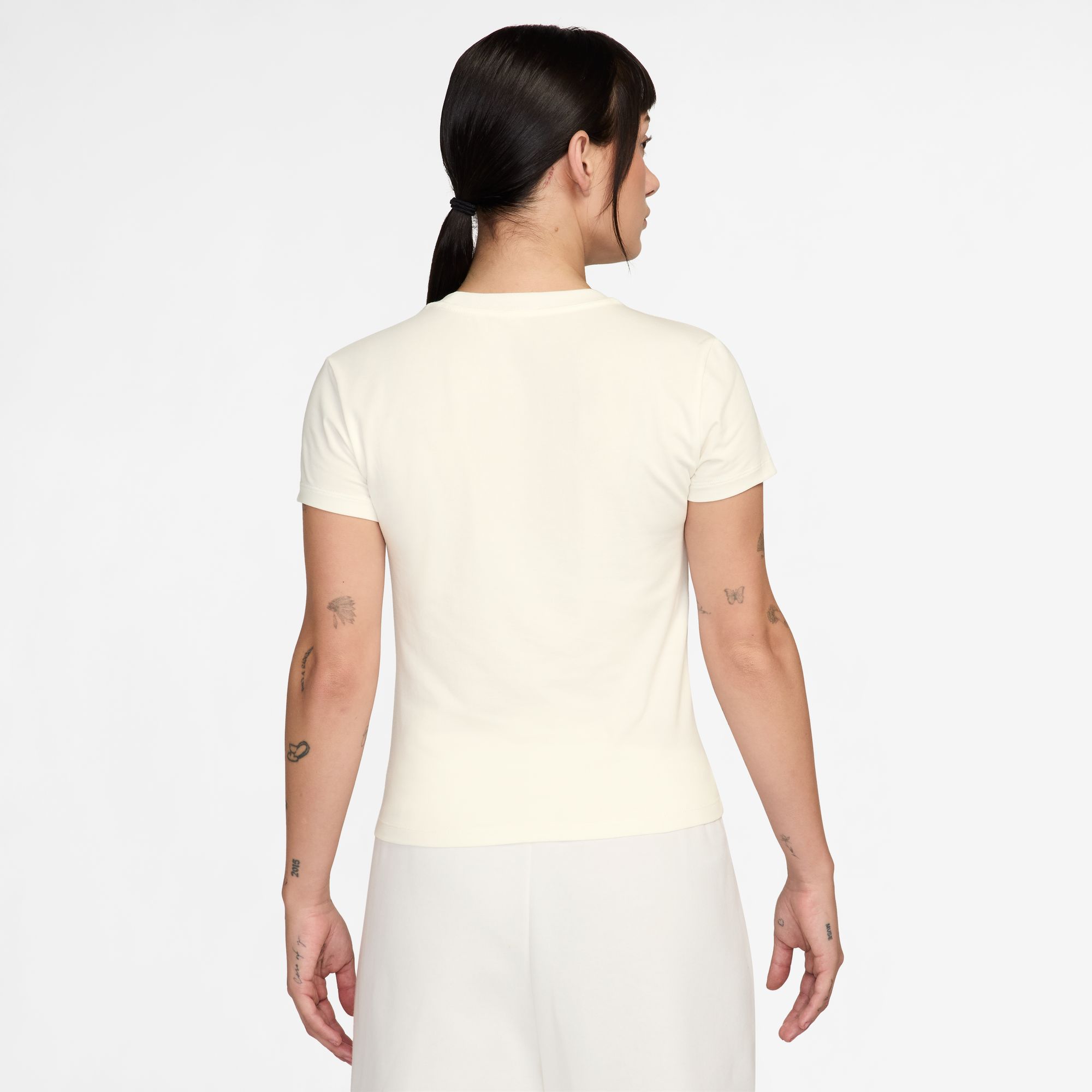 Nike Women's Sportswear Chill Knit Slim Tomato Cropped T-Shirt product image