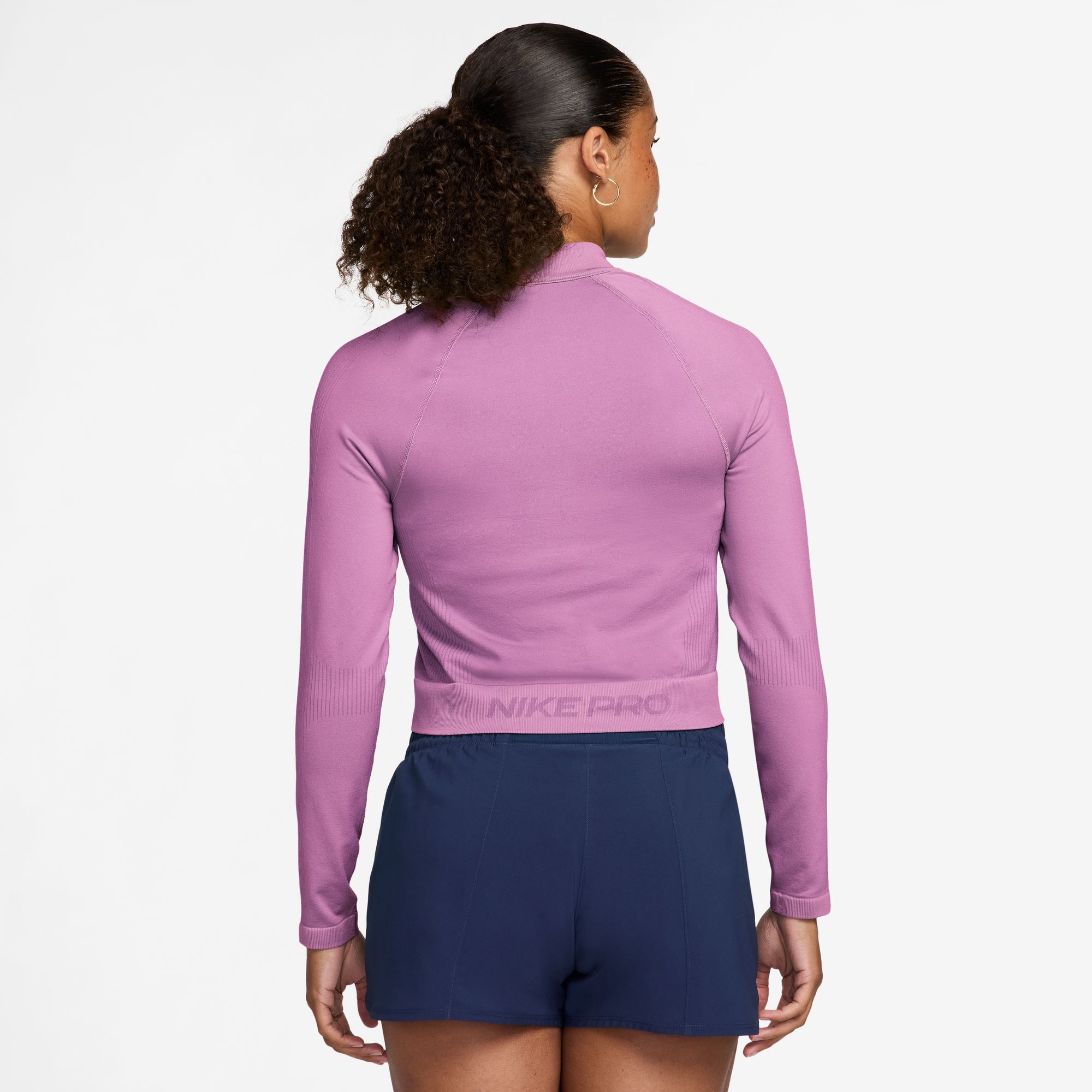 Nike Women's Pro Seamless Dri-FIT Full-Zip Mid-Layer Top product image