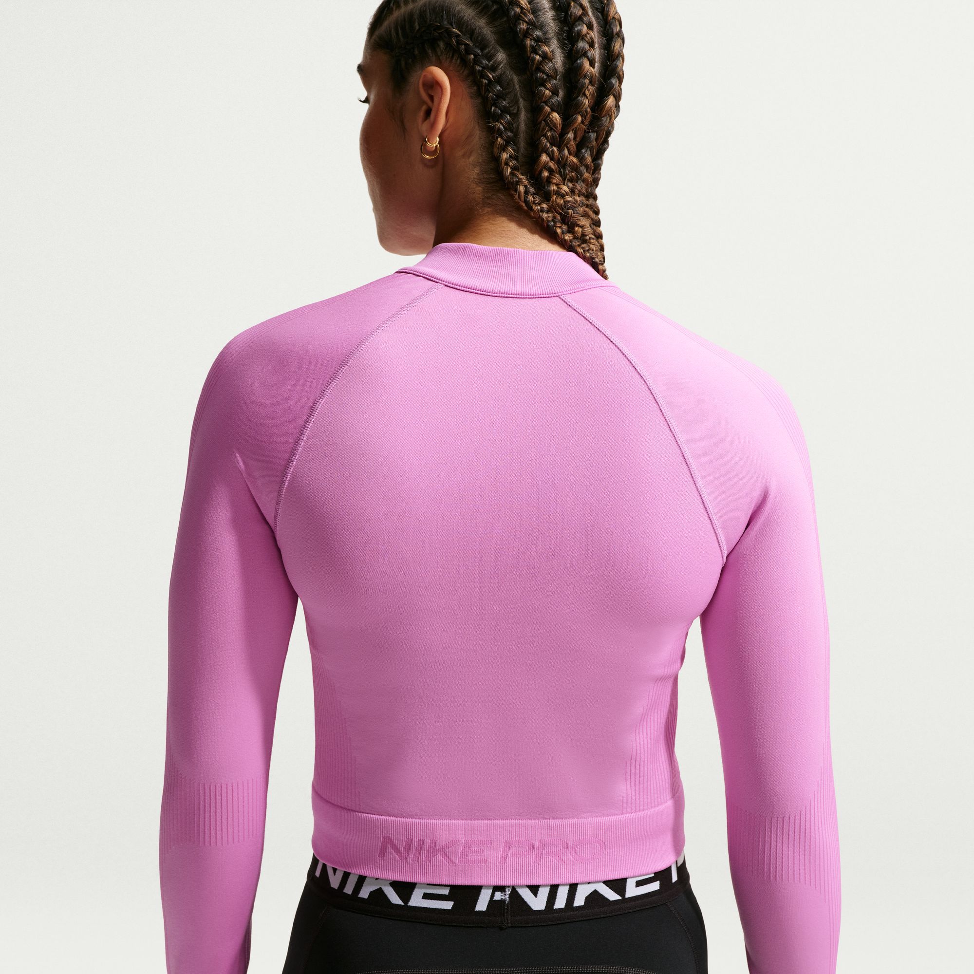 Nike Women's Pro Seamless Dri-FIT Full-Zip Mid-Layer Top product image