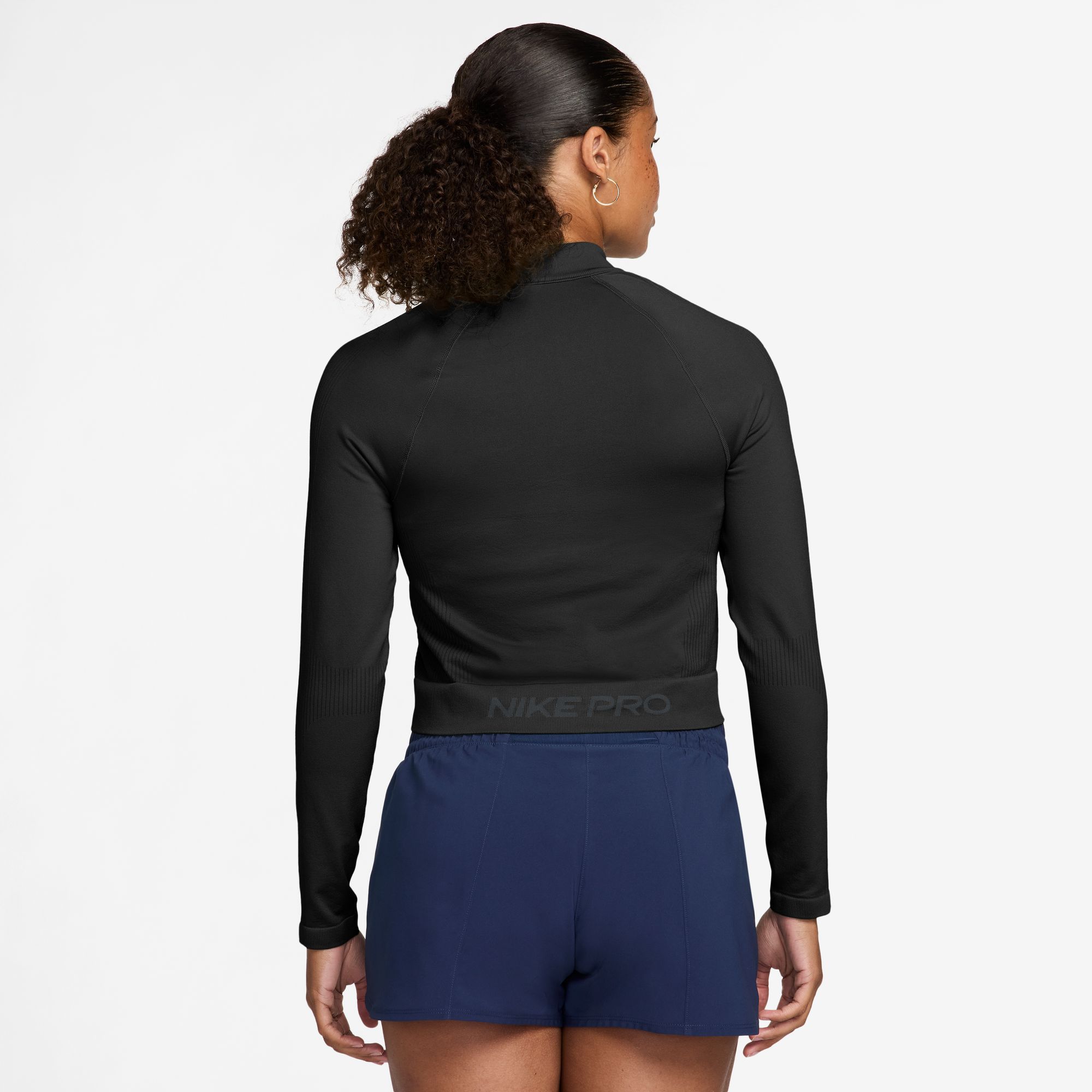 Nike Women's Pro Seamless Dri-FIT Full-Zip Mid-Layer Top product image
