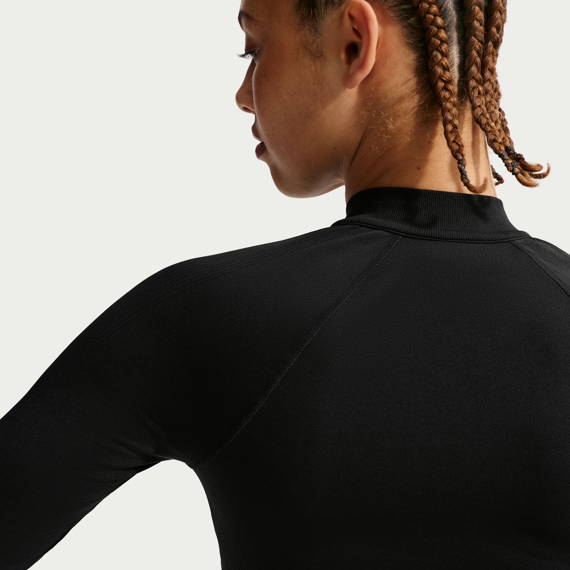 Nike Women's Pro Seamless Dri-FIT Full-Zip Mid-Layer Top product image