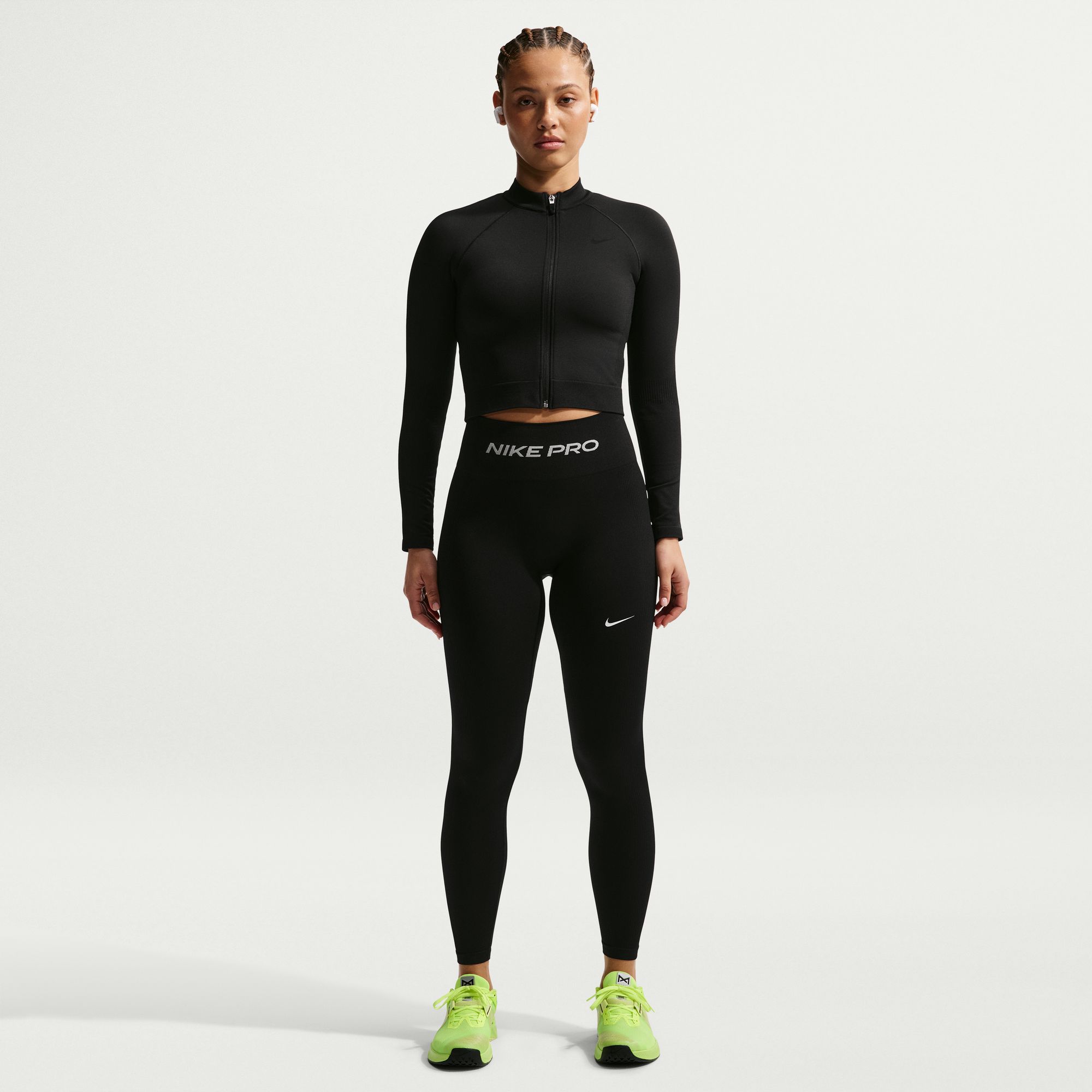 Nike Women's Pro Seamless Dri-FIT Full-Zip Mid-Layer Top product image
