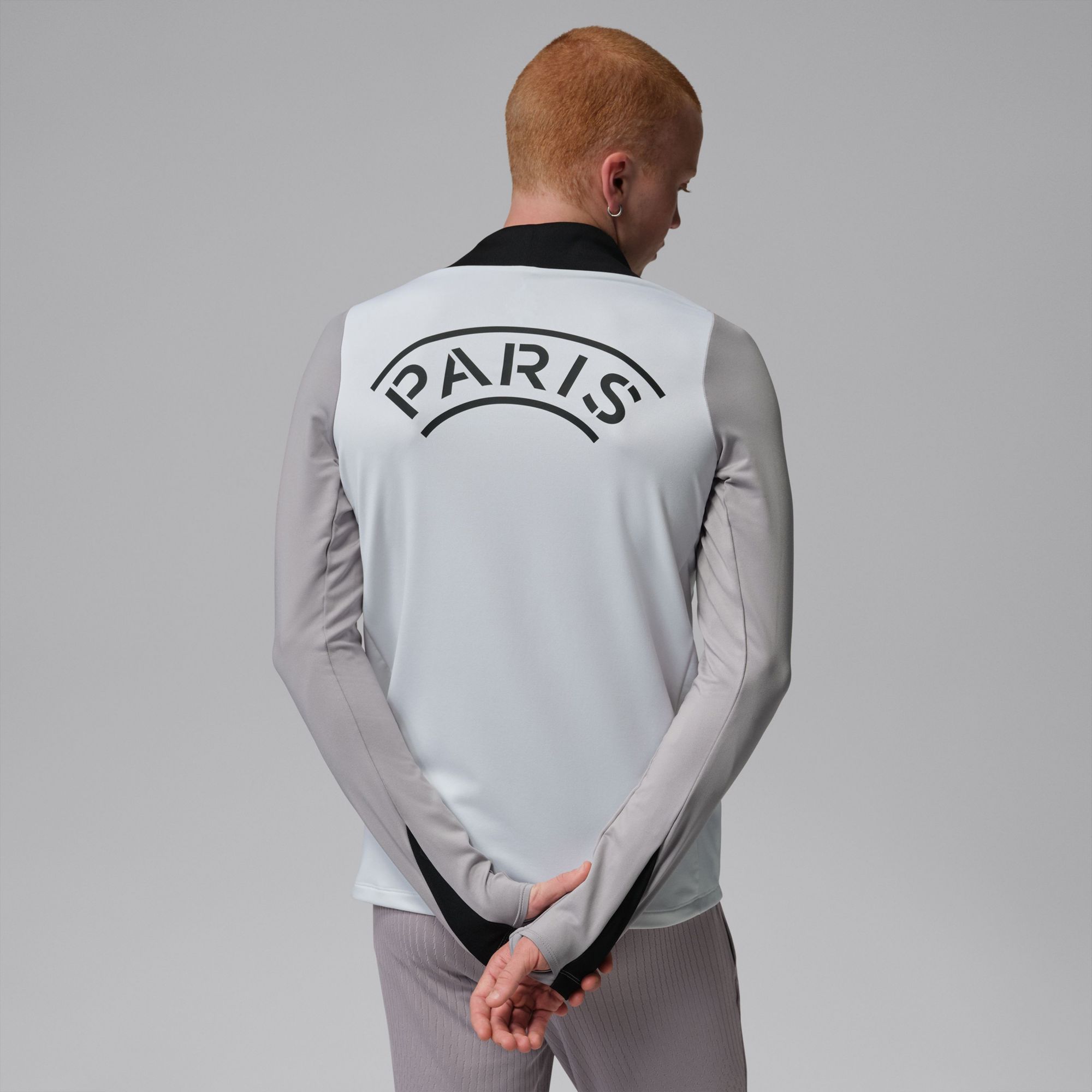 Nike Adult Paris Saint-Germain White Strike Drill 1/4 Zip Pullover product image