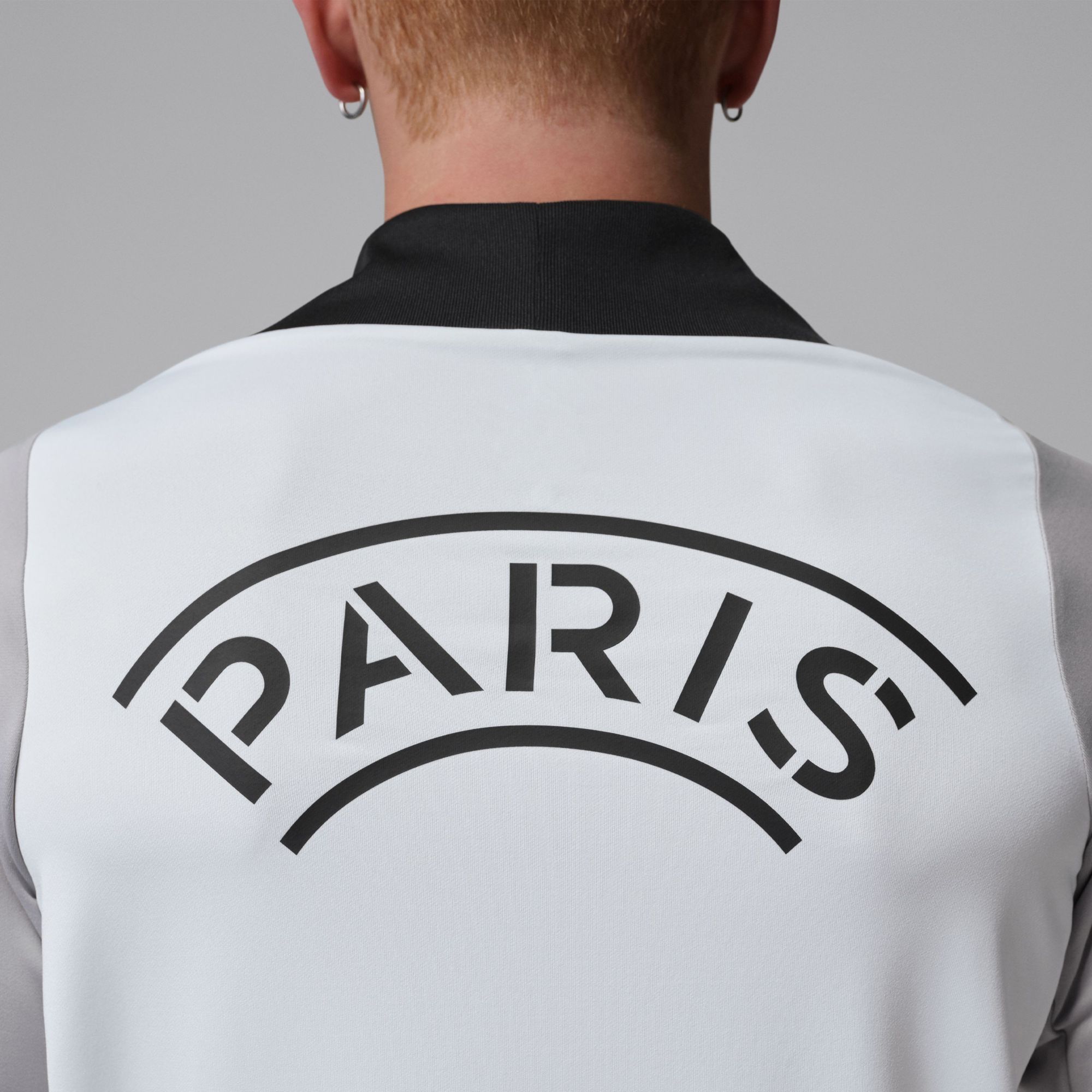 Nike Adult Paris Saint-Germain White Strike Drill 1/4 Zip Pullover product image