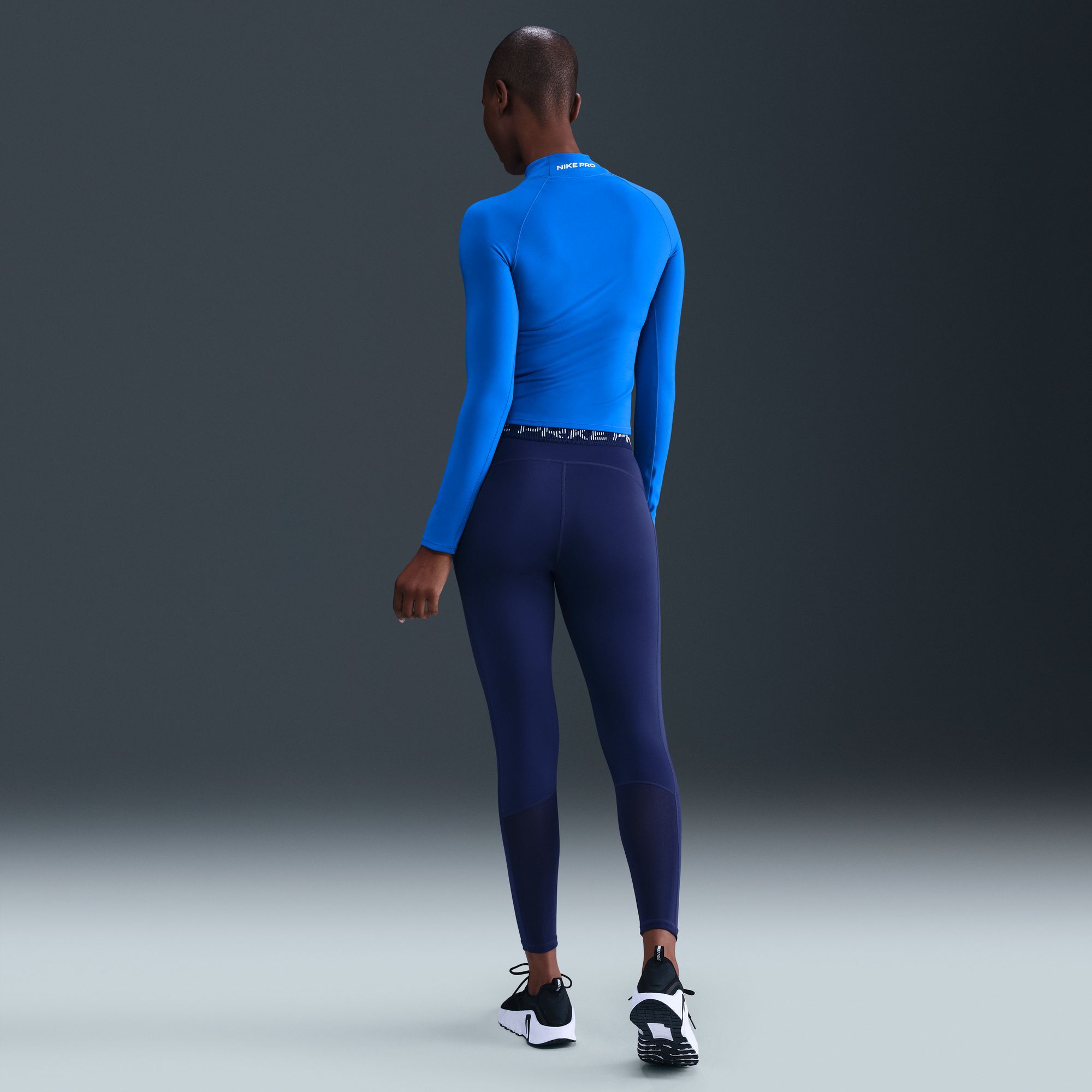 Nike Women's Pro Dri-FIT Fitness Mock-Neck Long-Sleeve Top product image