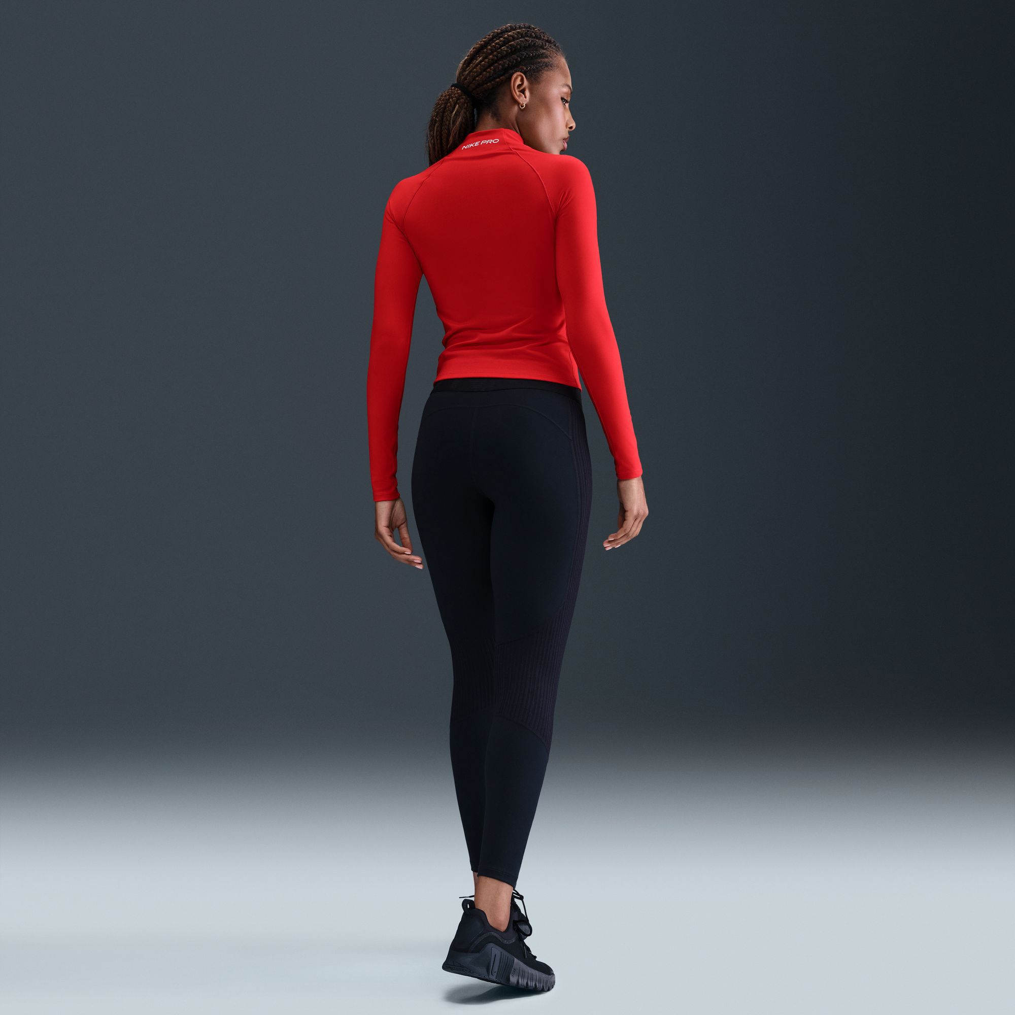 Nike Women's Pro Dri-FIT Fitness Mock-Neck Long-Sleeve Top product image