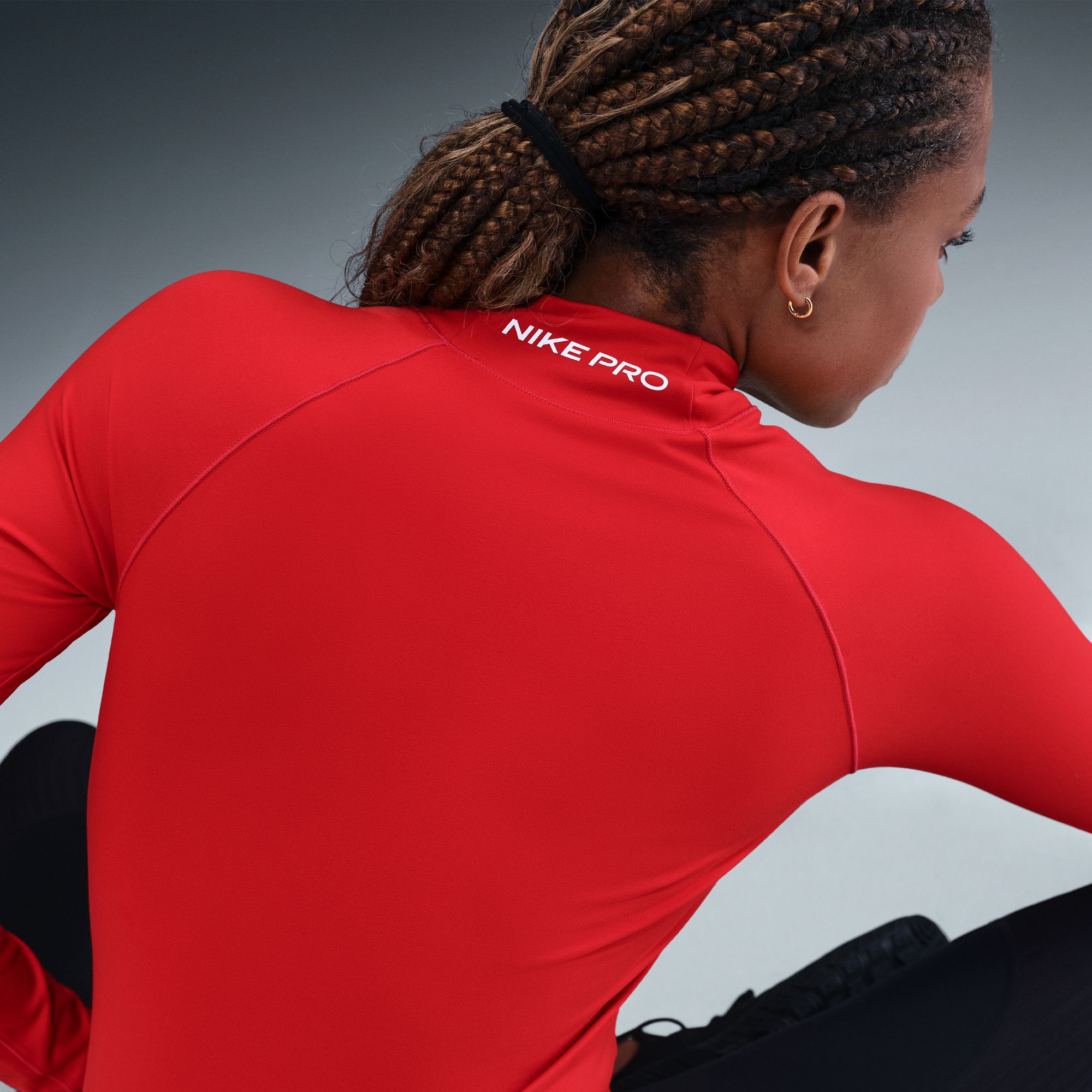 Nike Women's Pro Dri-FIT Fitness Mock-Neck Long-Sleeve Top product image