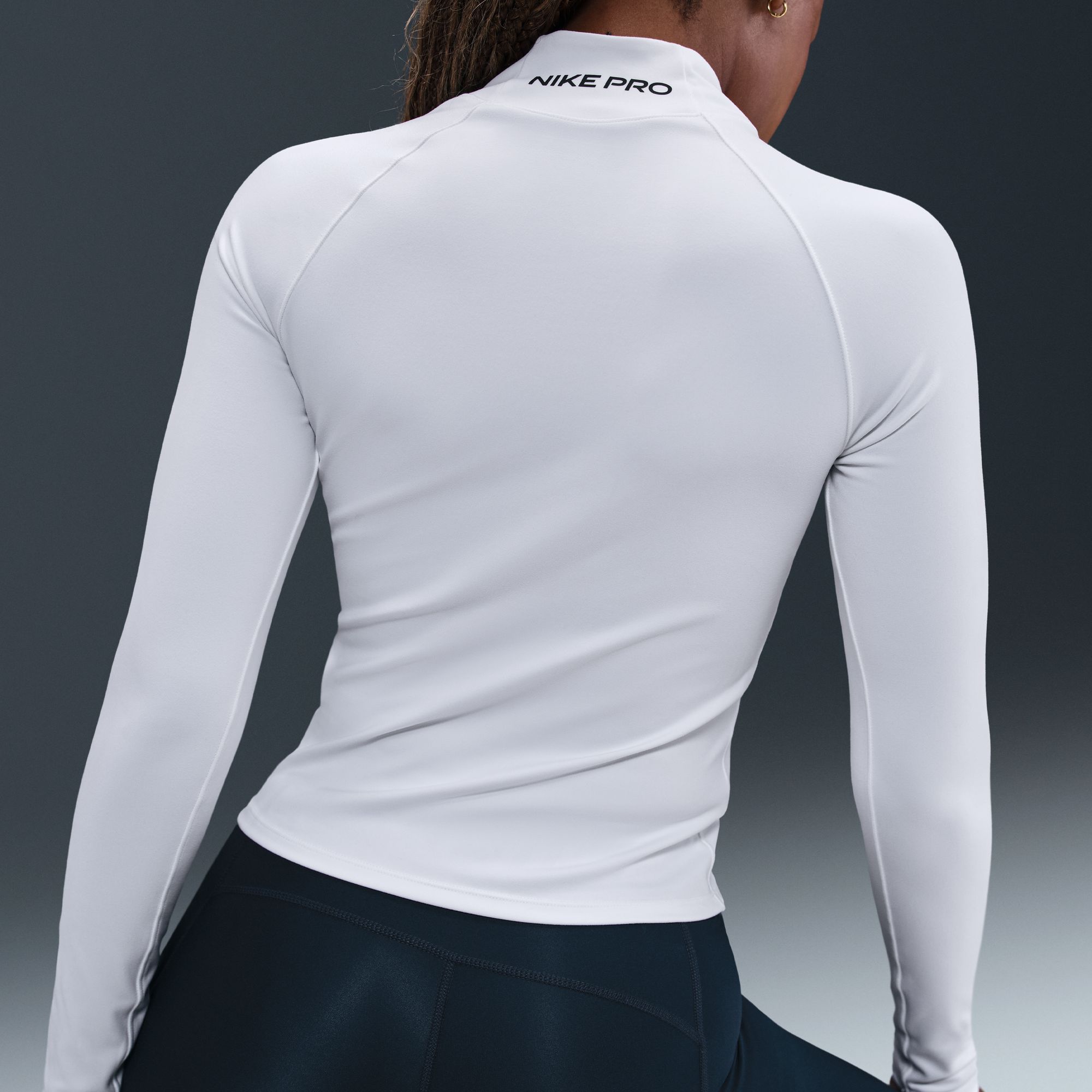 Nike Women's Pro Dri-FIT Fitness Mock-Neck Long-Sleeve Top product image