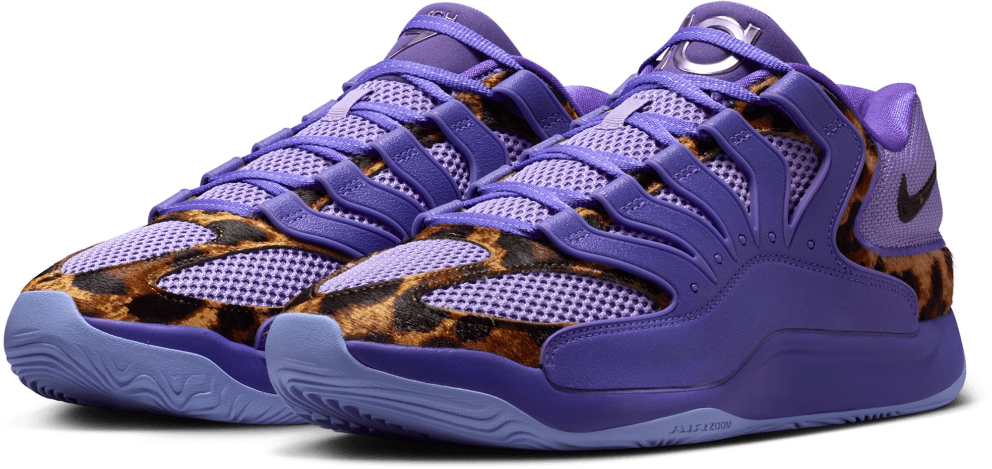 Nike KD18 'Chet PE Purple Cheetah' Basketball Shoes product image