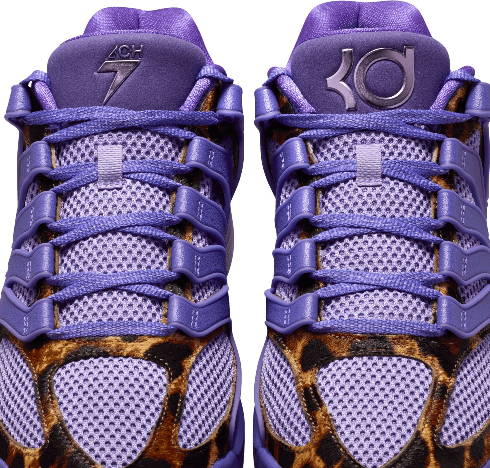 Nike KD18 'Chet PE Purple Cheetah' Basketball Shoes product image