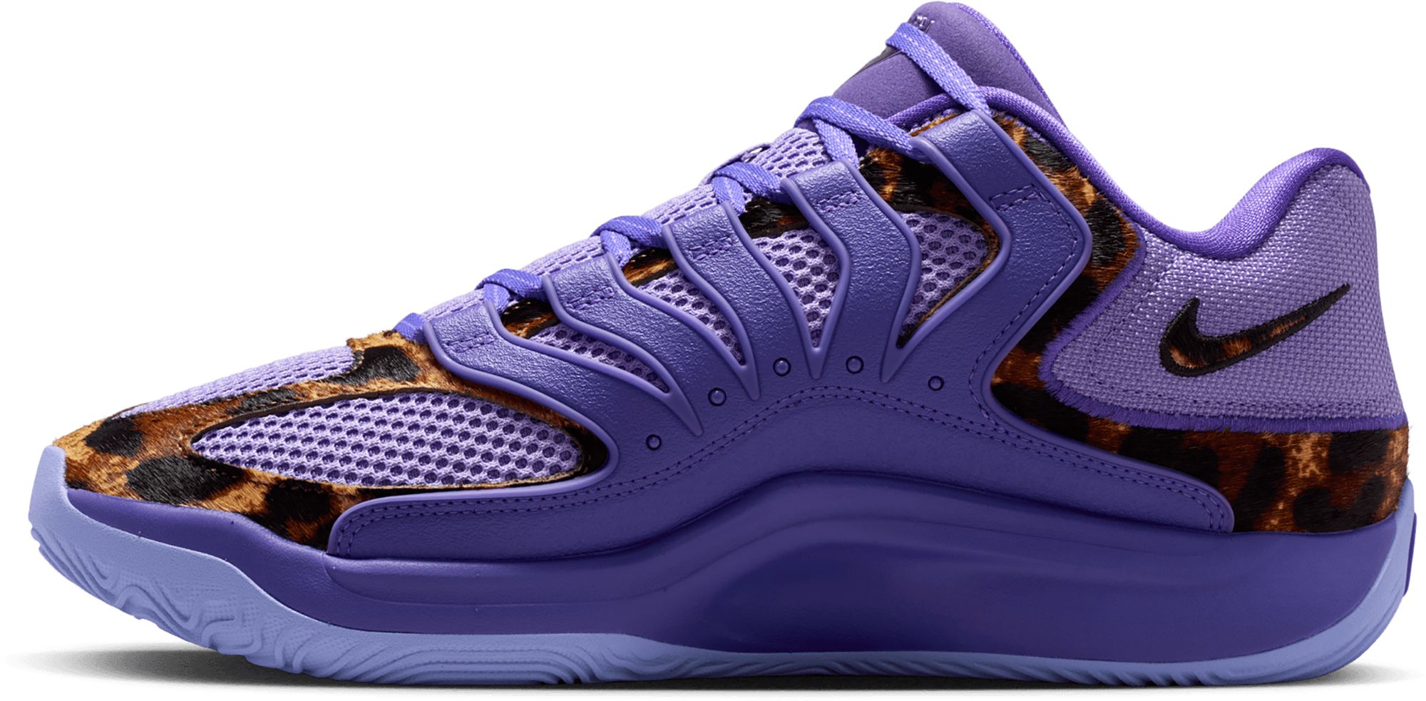 Nike KD18 'Chet PE Purple Cheetah' Basketball Shoes product image