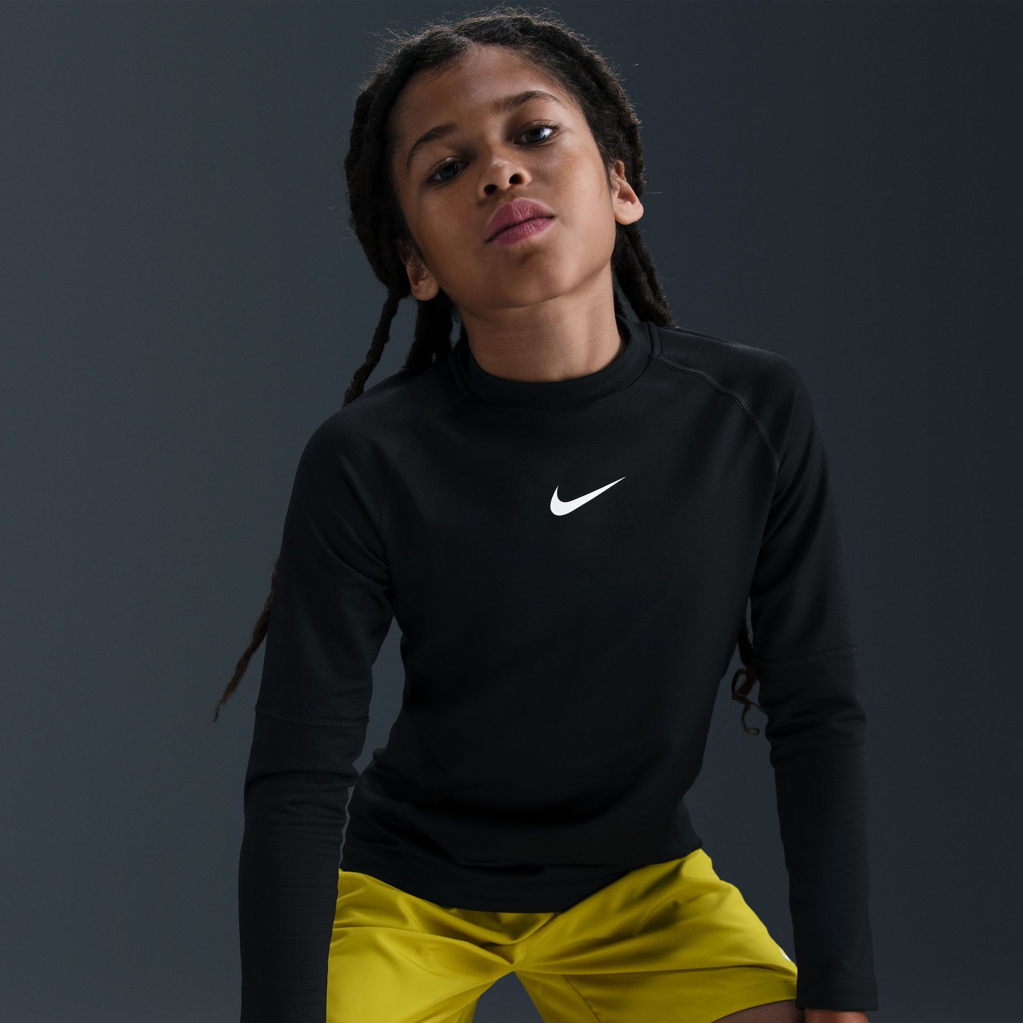 Nike Boys' Pro Dri-FIT Long Sleeve Crewneck Top product image