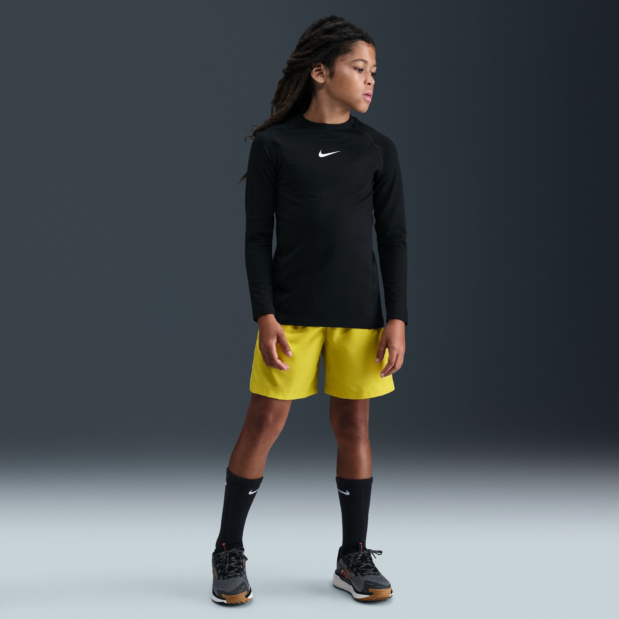 Nike Boys' Pro Dri-FIT Long Sleeve Crewneck Top product image