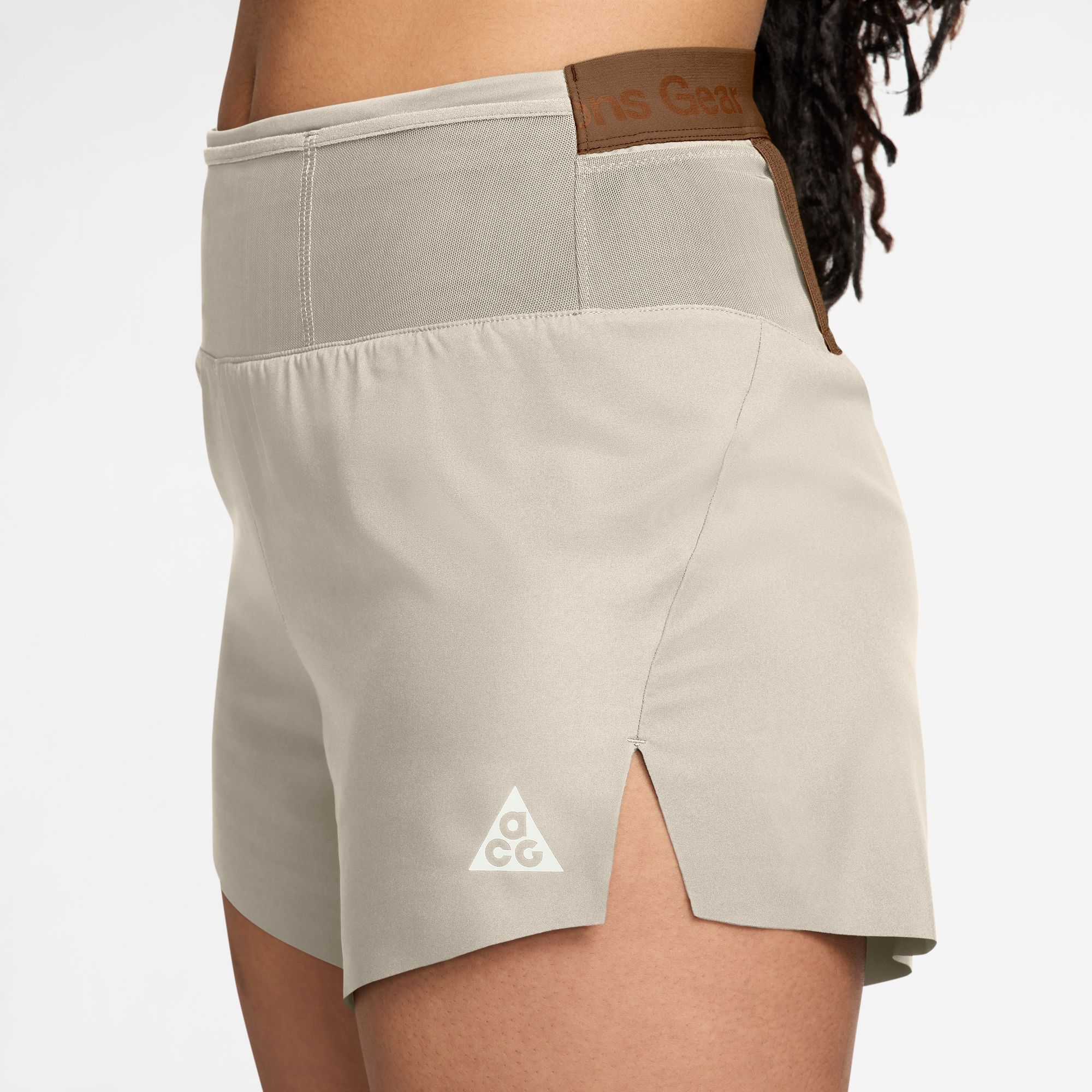 Nike Women's ACG Dri-FIT Mid-Rise Brief-Lined Trail Running 4" Shorts product image