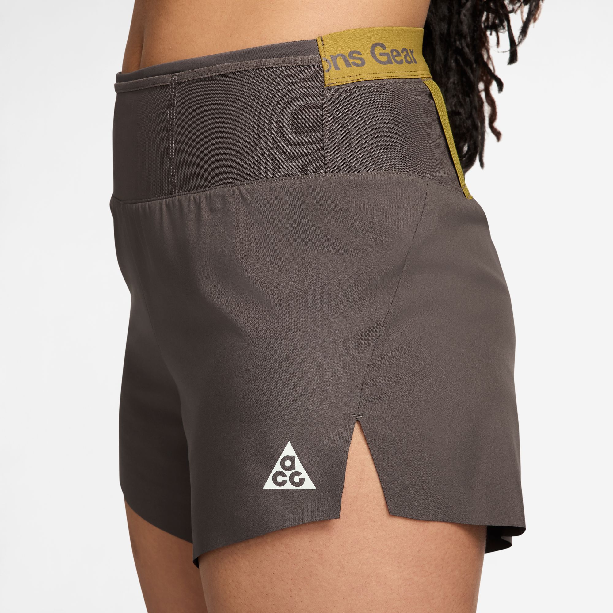 Nike Women's ACG Dri-FIT Mid-Rise Brief-Lined Trail Running 4" Shorts product image