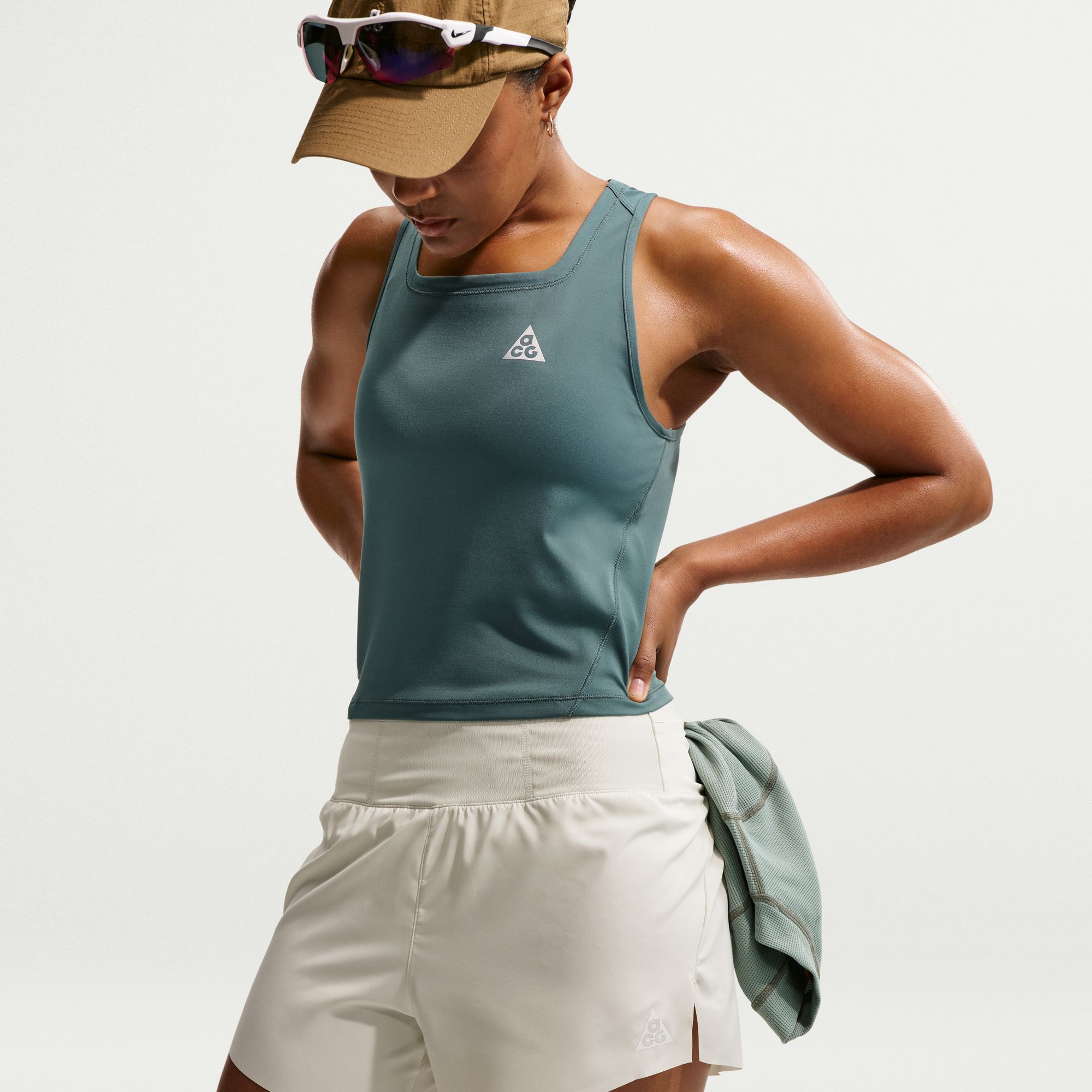 Nike Women's ACG Dri-FIT Mid-Rise Brief-Lined Trail Running 4" Shorts product image