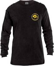 Image One Men's Iowa Hawkeyes Black Rounds Long Sleeve T-Shirt product image