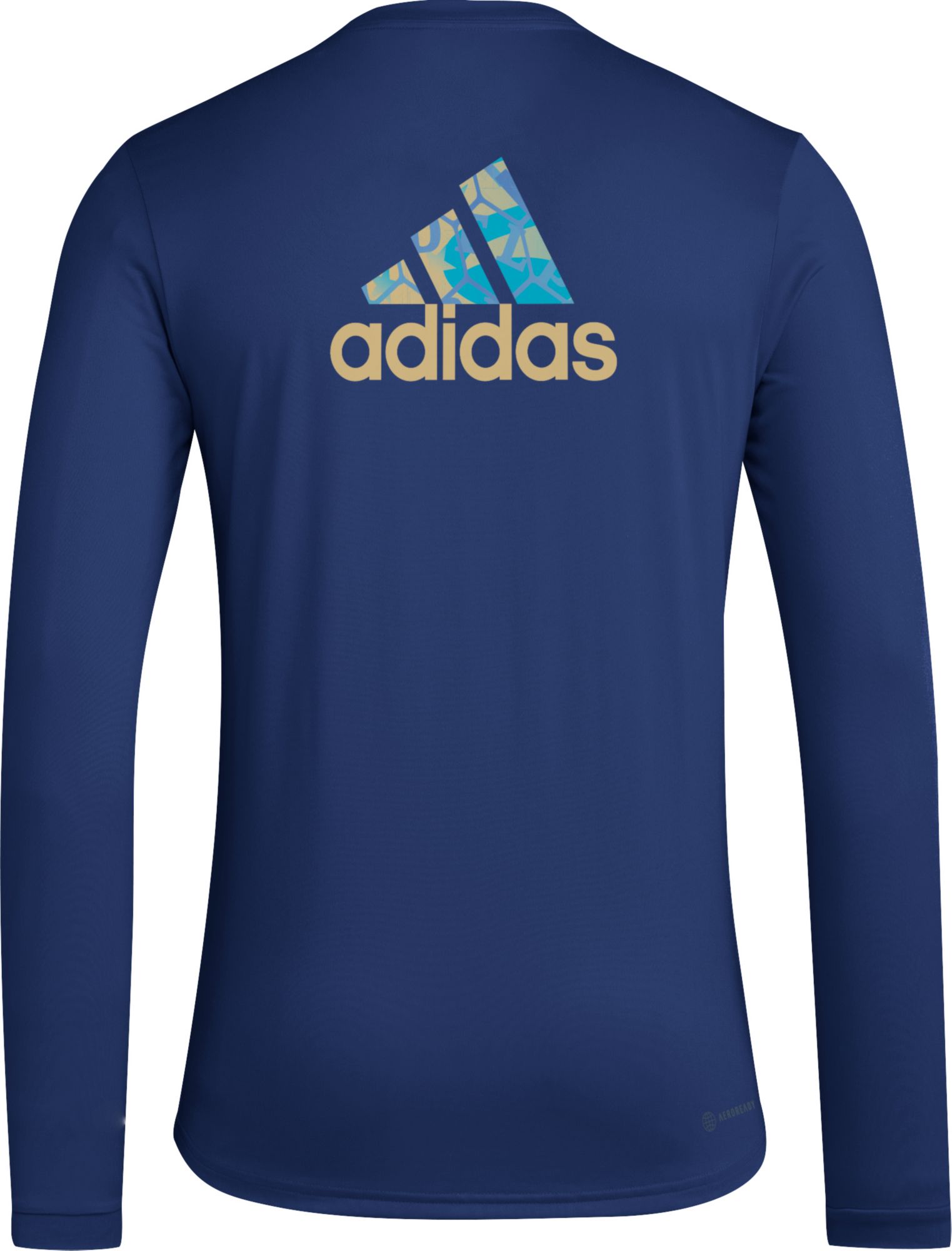 adidas Adult Philadelphia Union 2024 Local Pop Navy Long Sleeve Shirt product image