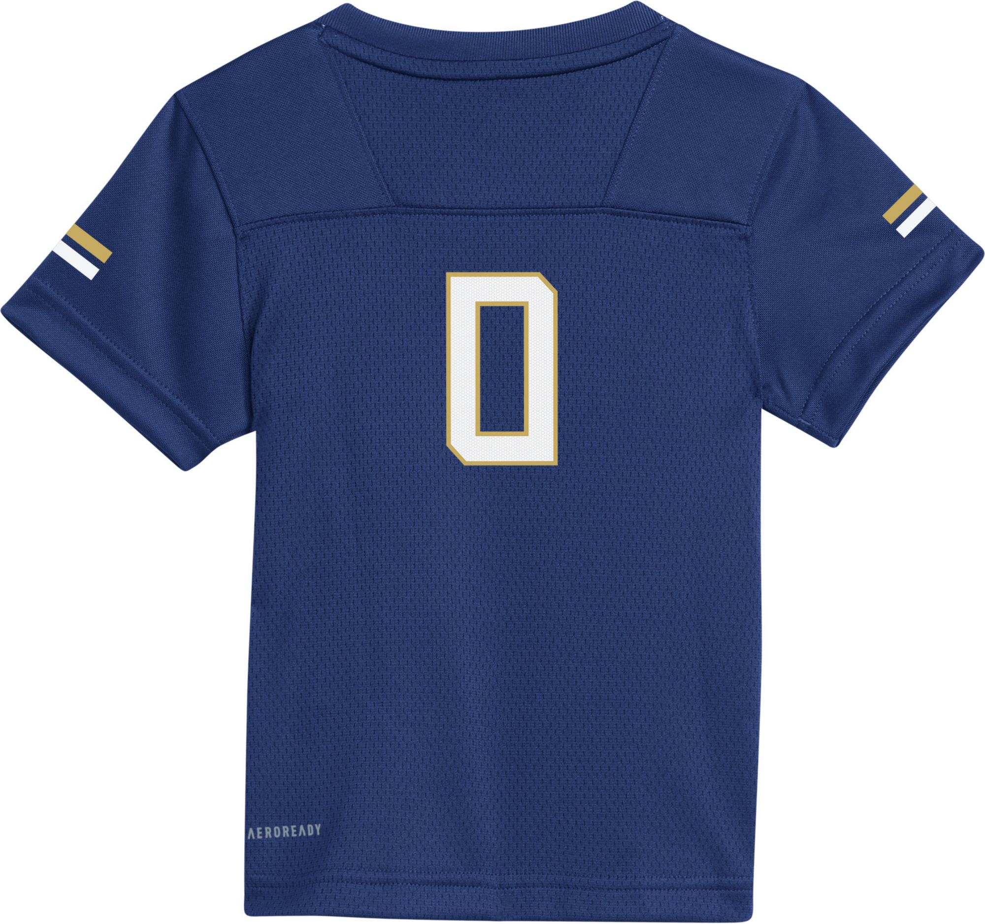 adidas Little Kids' Georgia Tech Yellow Jackets Navy Replica Football Jersey