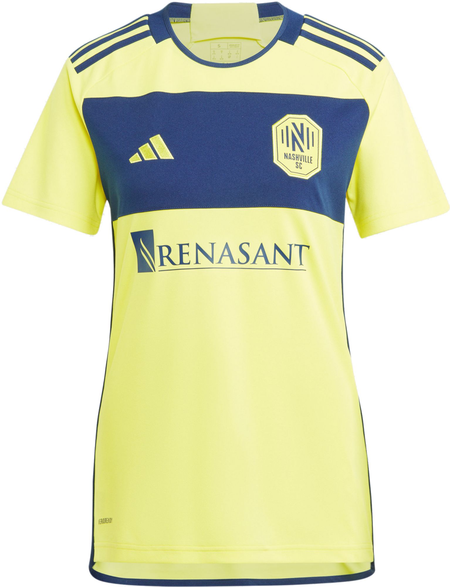 adidas Women's Nashville SC 2024 Yellow Replica Jersey product image
