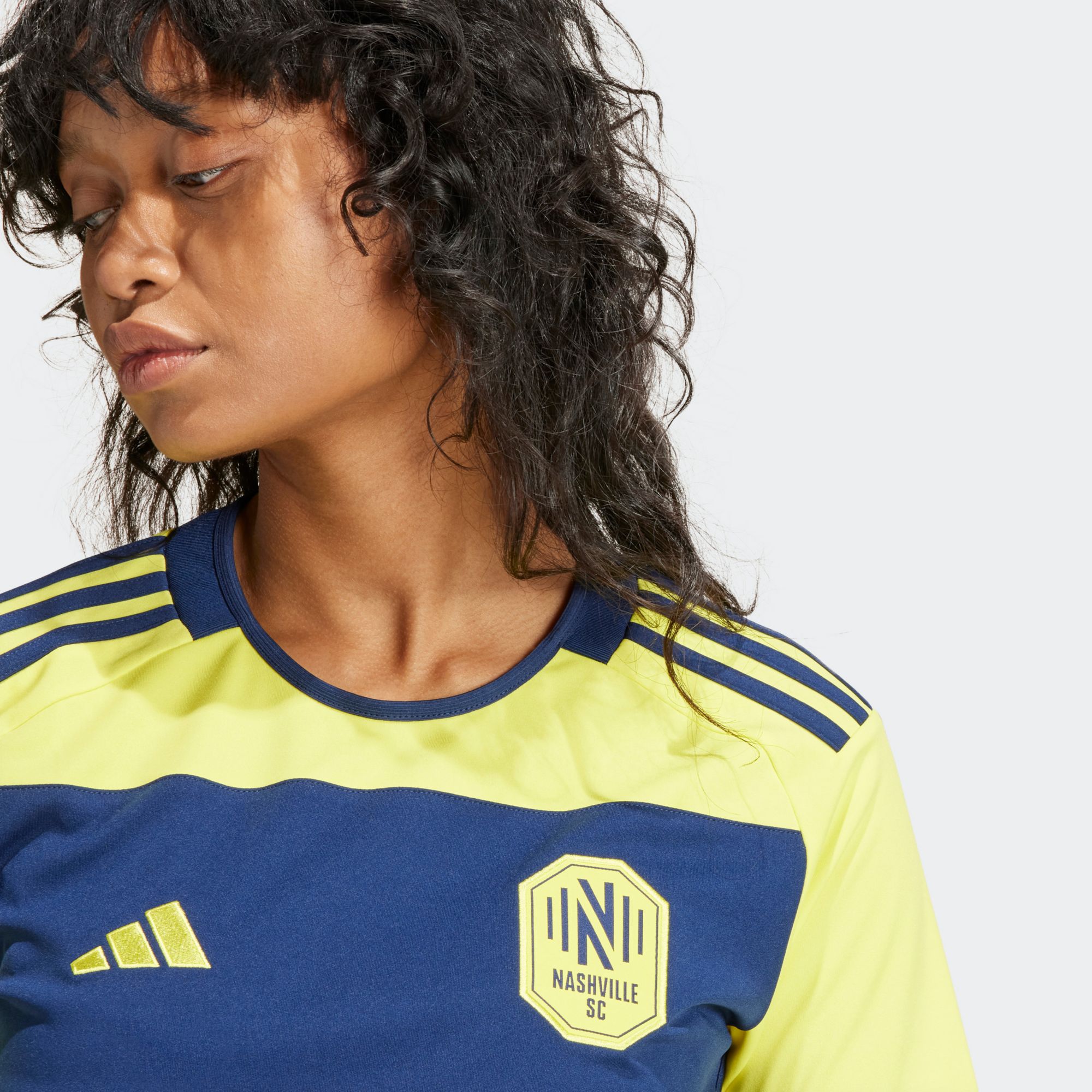 adidas Women's Nashville SC 2024 Yellow Replica Jersey product image