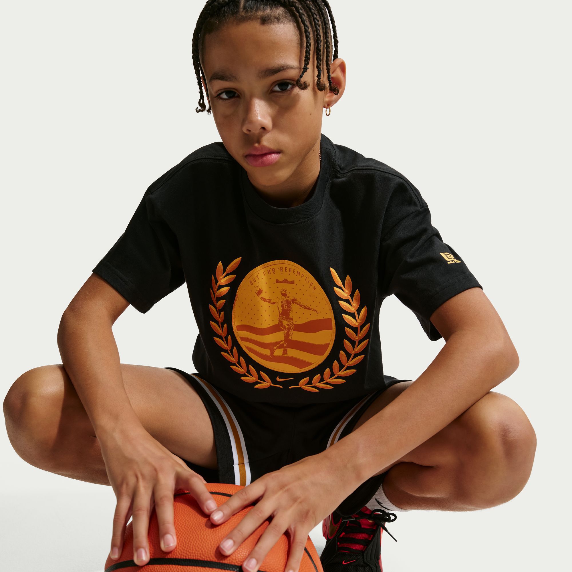 Nike Kids' LeBron James "Out For Redemption" Max90 T-Shirt product image