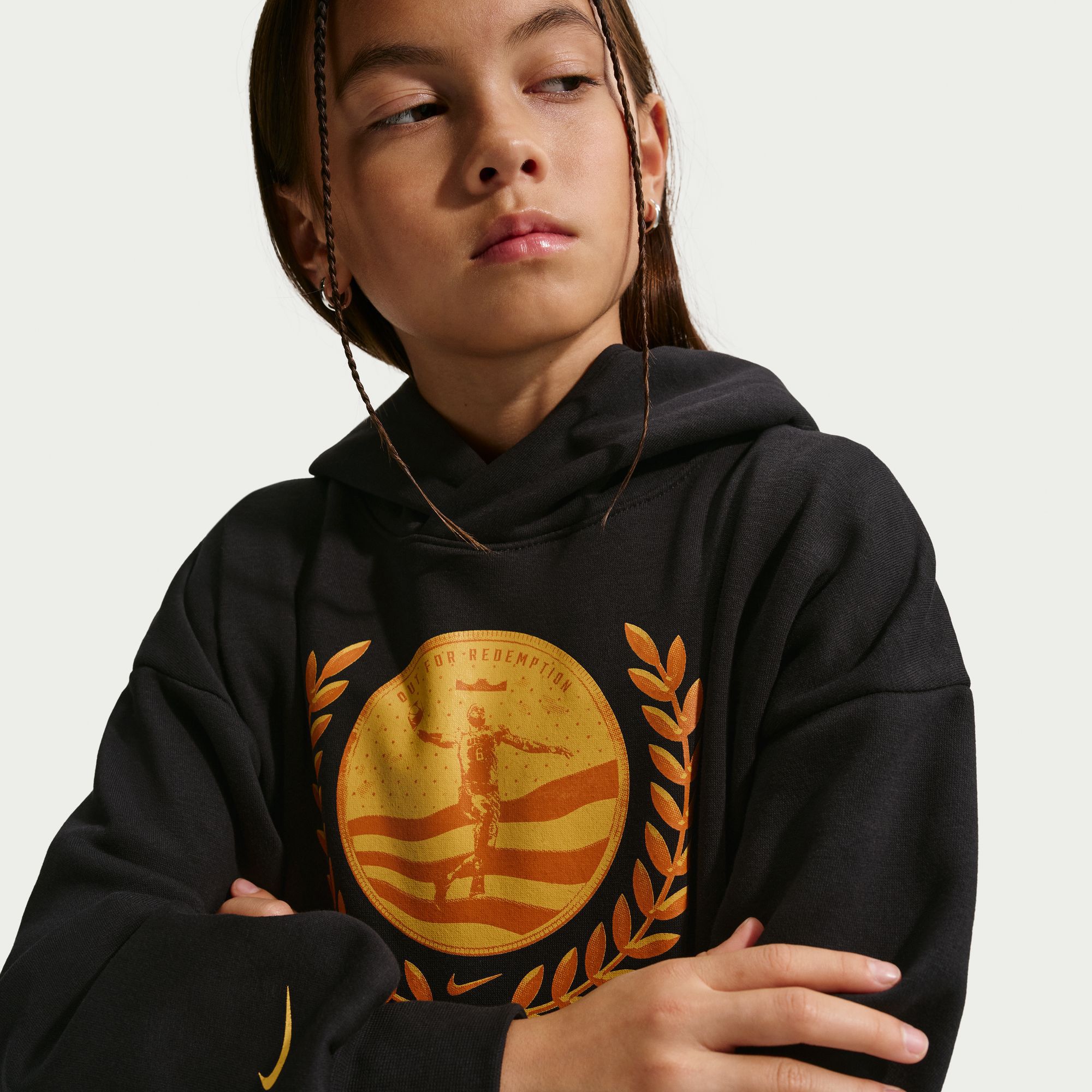 Nike Kids' LeBron James "Out For Redemption" Pullover Hoodie product image