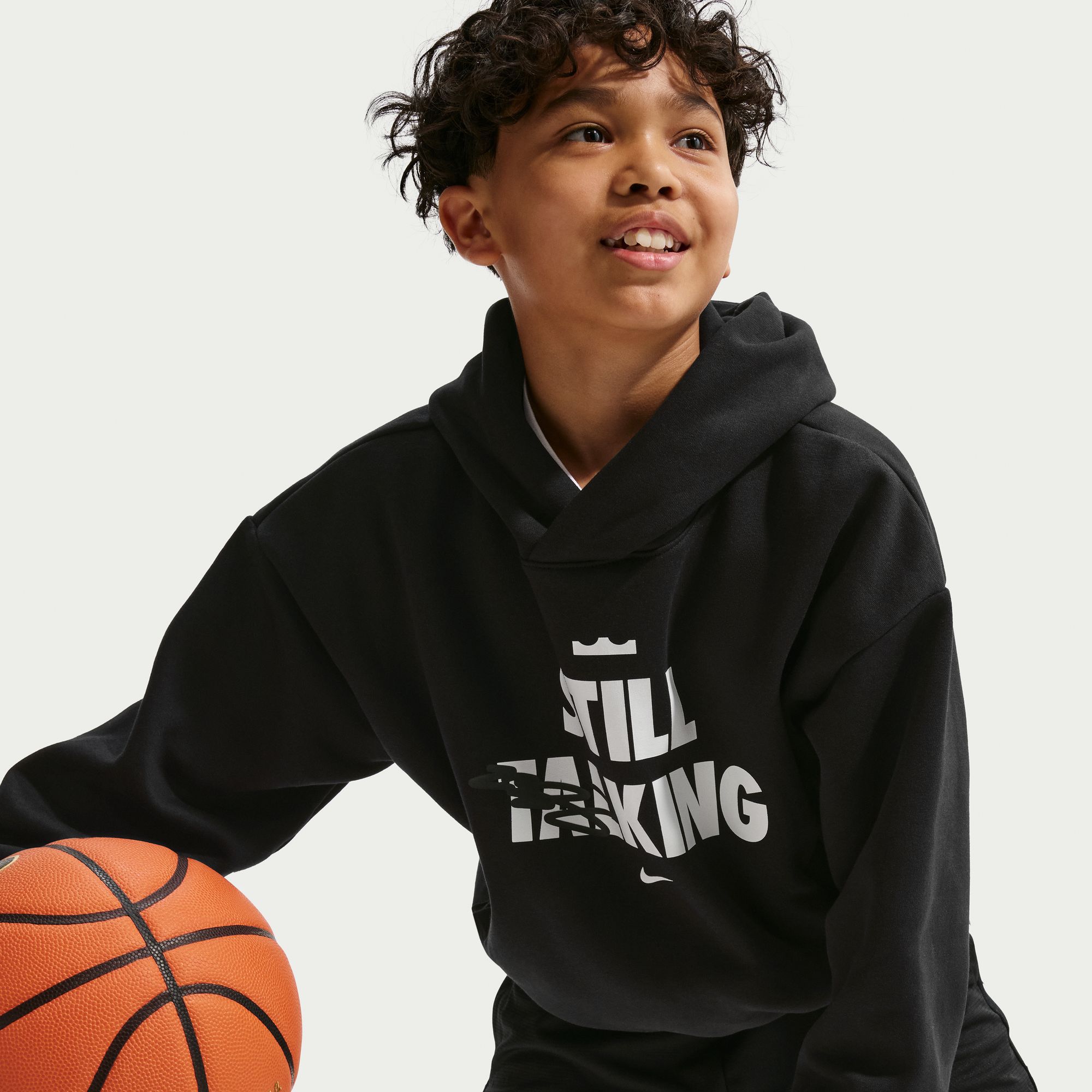 Nike Kids' LeBron James "Shut Up And Dribble" Pullover Hoodie product image